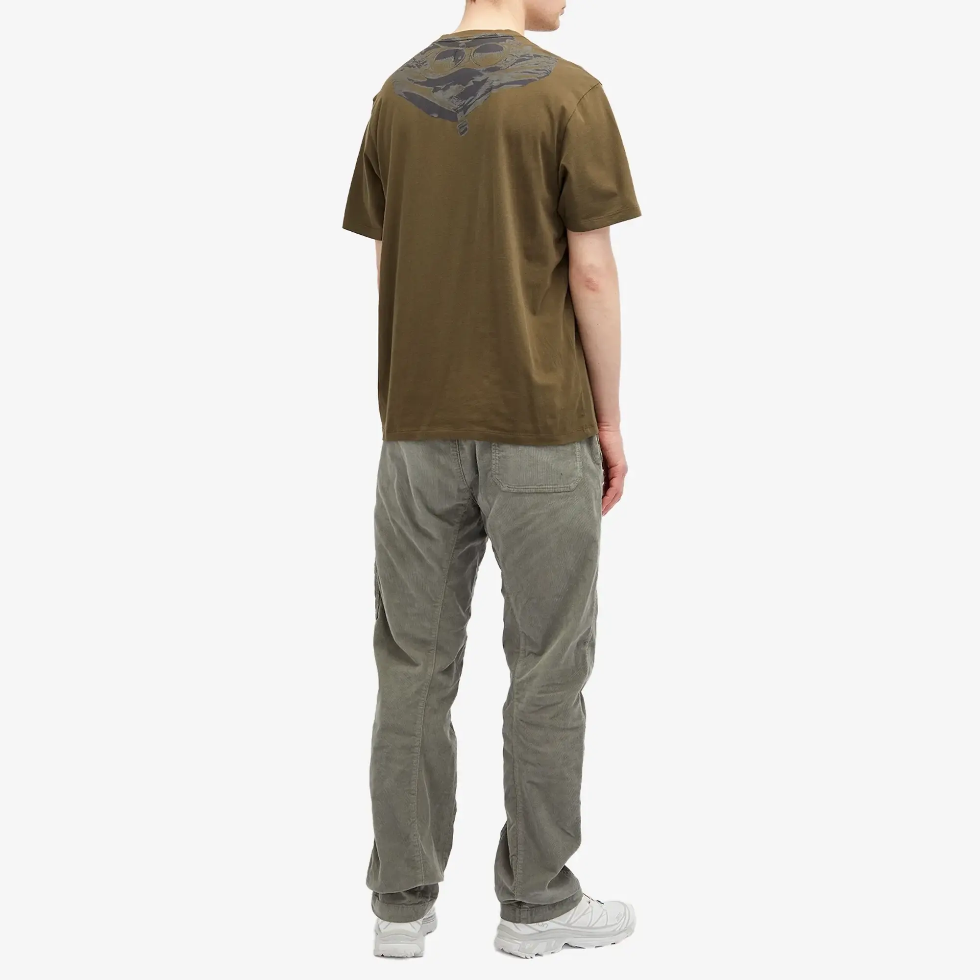 C.P. Company Men's Back Goggle T-Shirt Ivy Green
