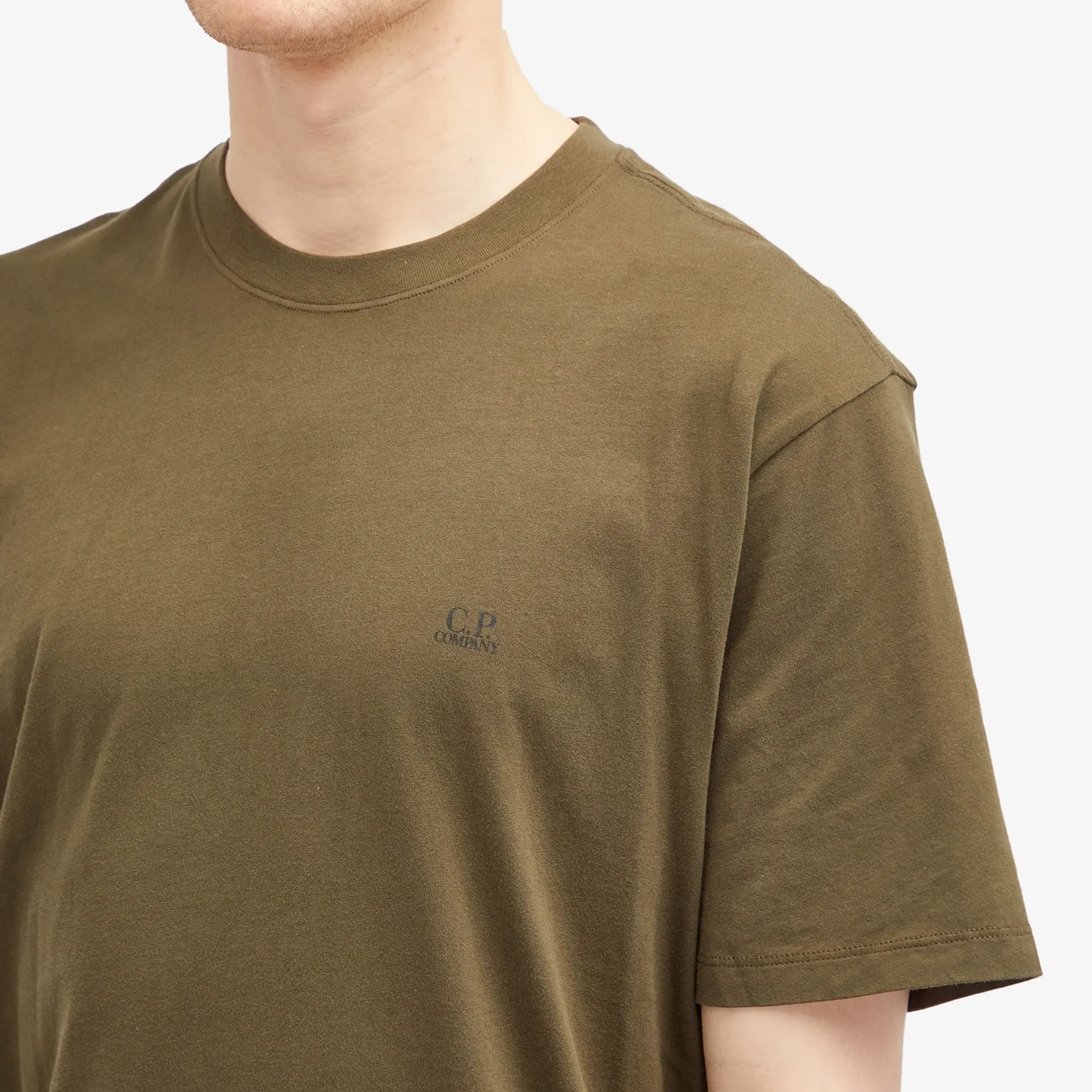 C.P. Company Men's Back Goggle T-Shirt Ivy Green