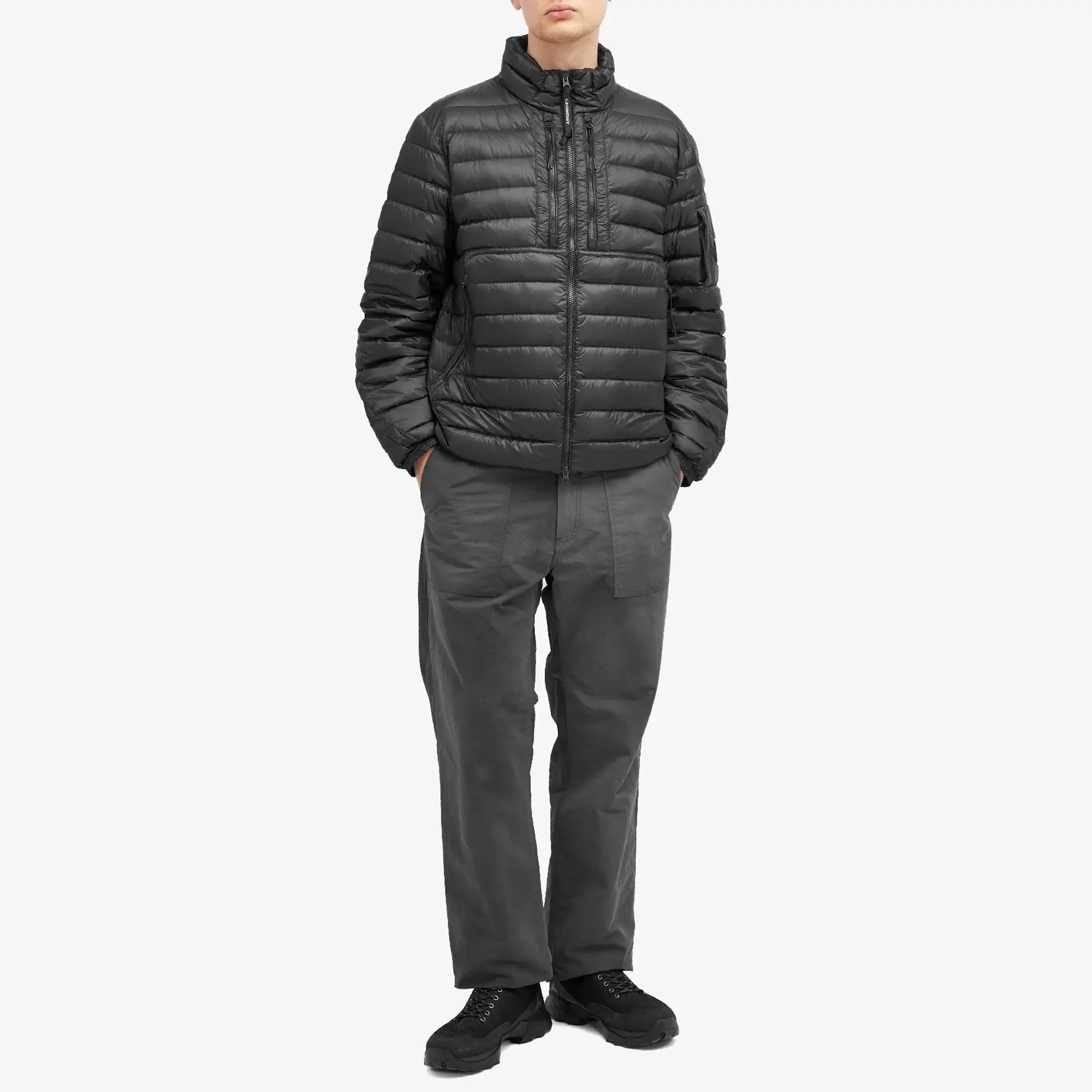 C.P. Company Men's D.D. Shell Lightweight Down Jacket Black