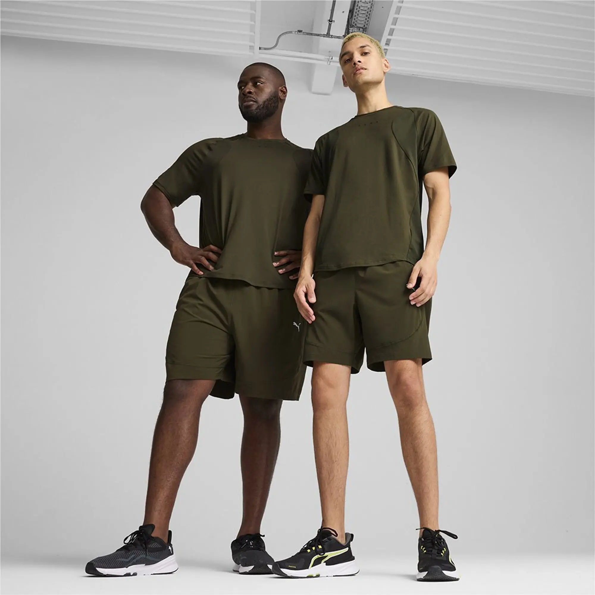 Puma Flex 7 Inch Woven Cargo Short - Green - Size S - Green