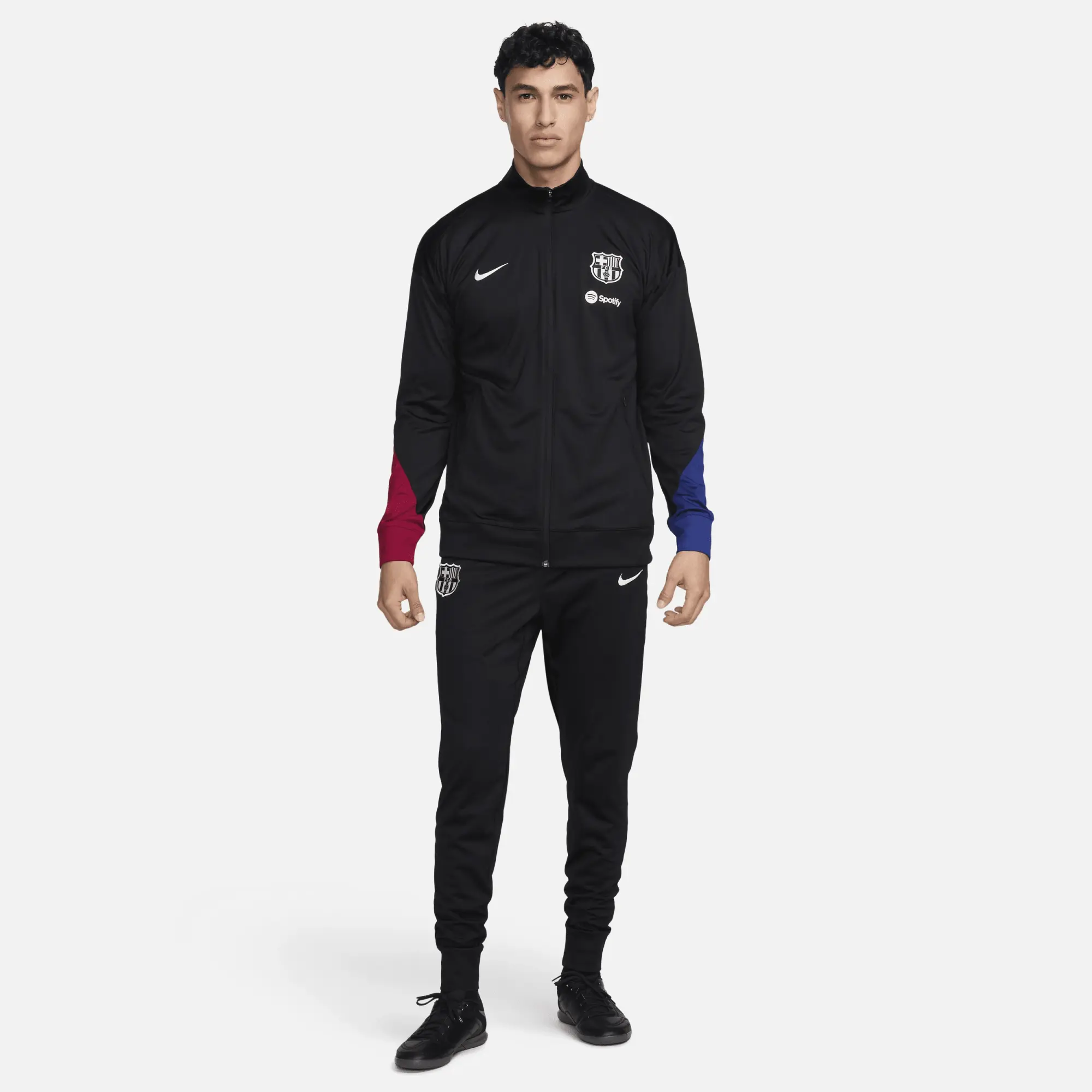 Nike Barcelona Dri-Fit Strike Tracksuit - Black/Red - 2024-2025