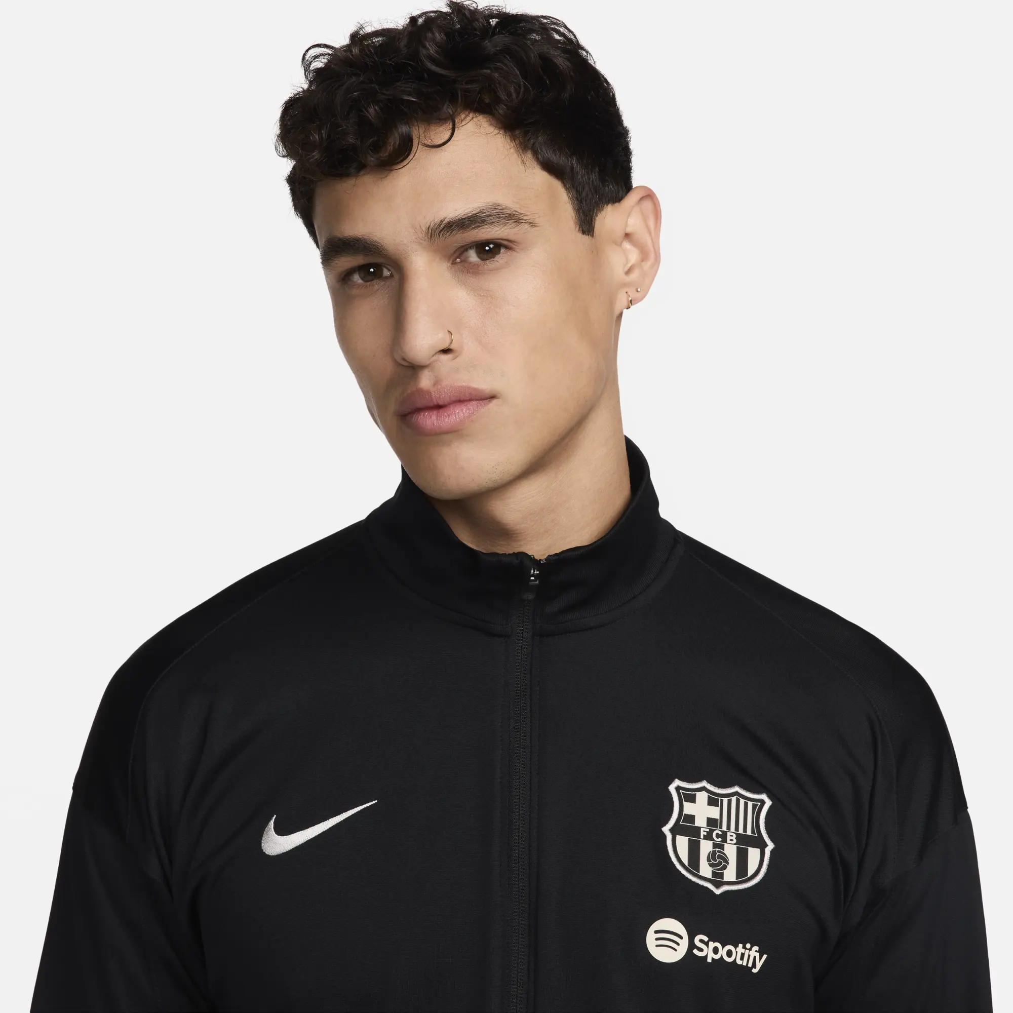 Nike Barcelona Dri-Fit Strike Tracksuit - Black/Red - 2024-2025