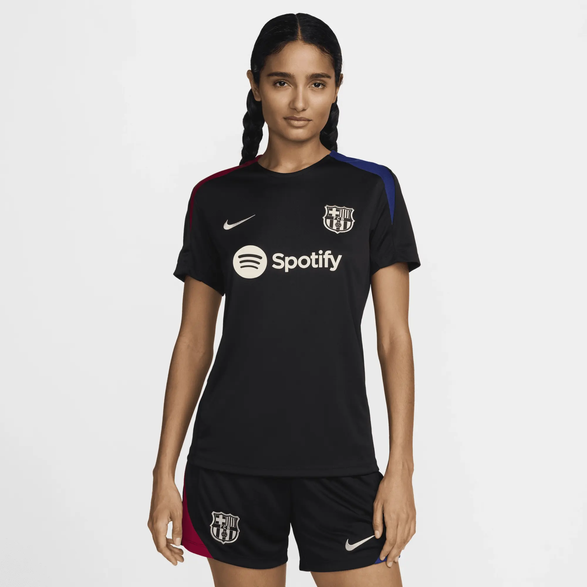 Barcelona Nike Strike Training Top - Black - Womens