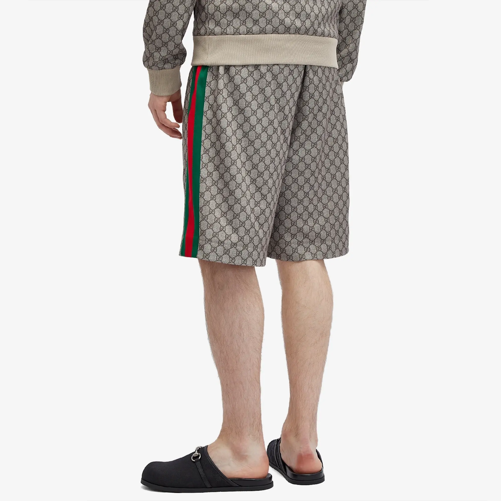 Gucci Men's GG Monogram GRG Shorts Beige