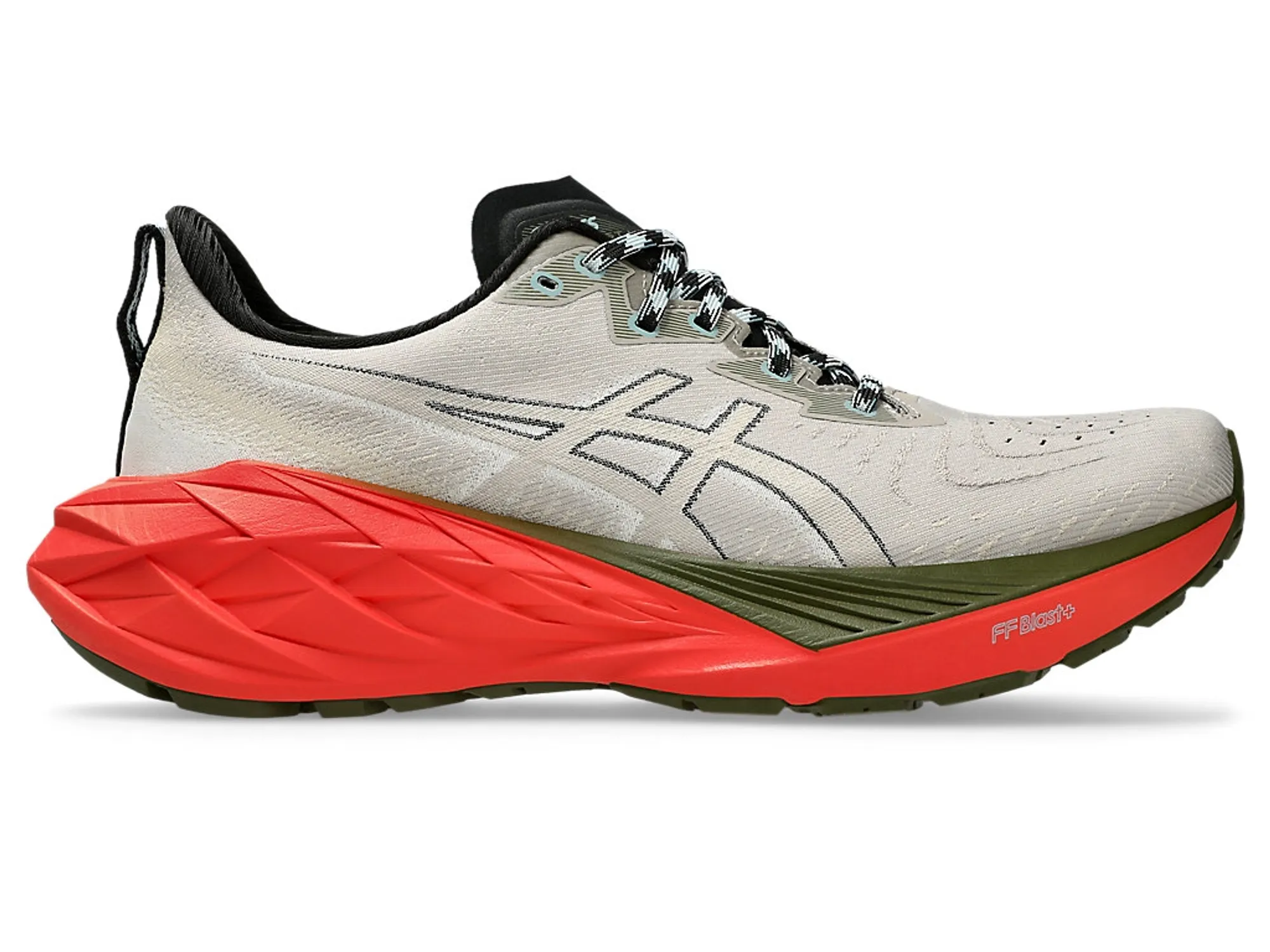 ASICS Novablast 4 TR Neutral Running Shoe Men - Beige, Red
