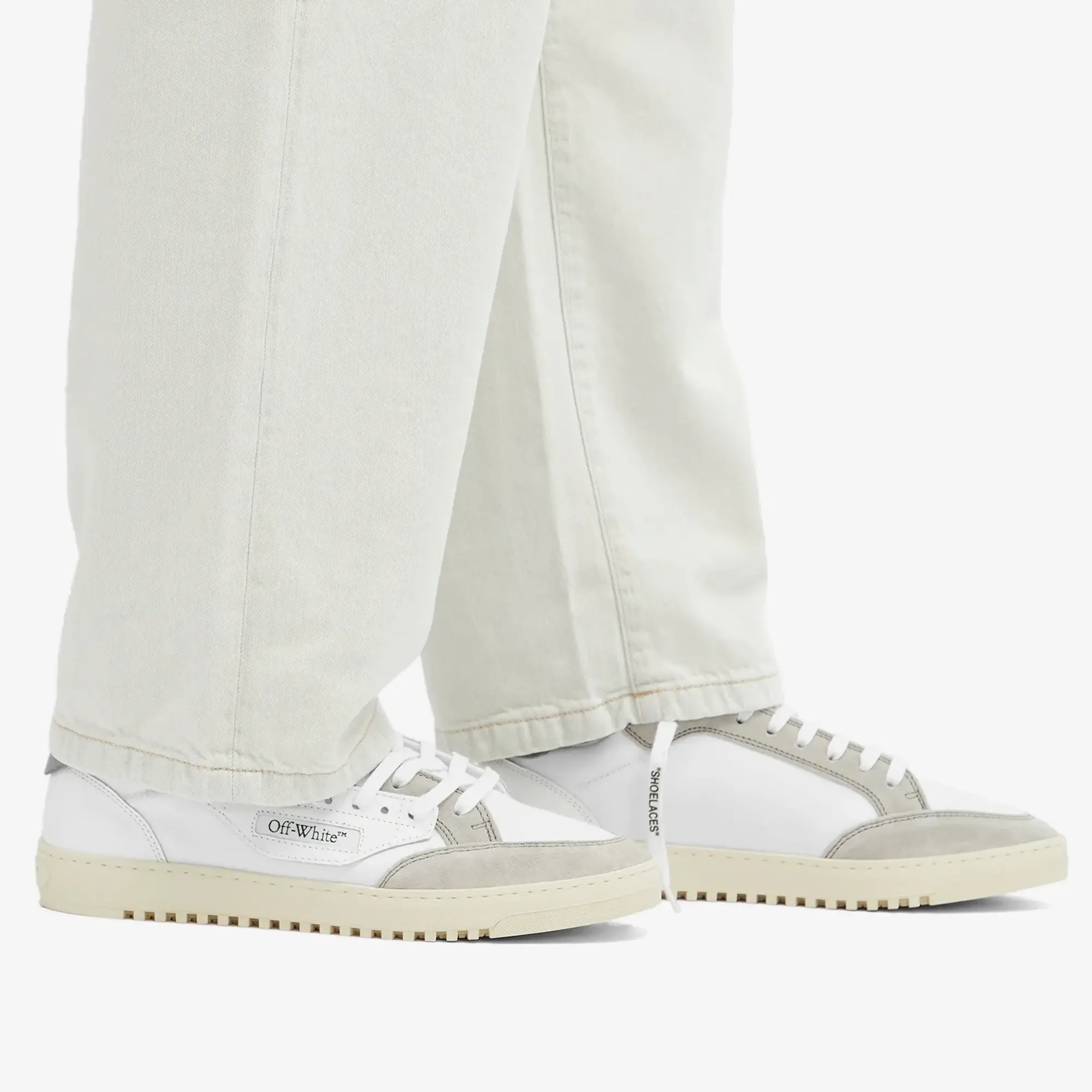 Off-White Men's 5.0 Suede Sneaker Grey