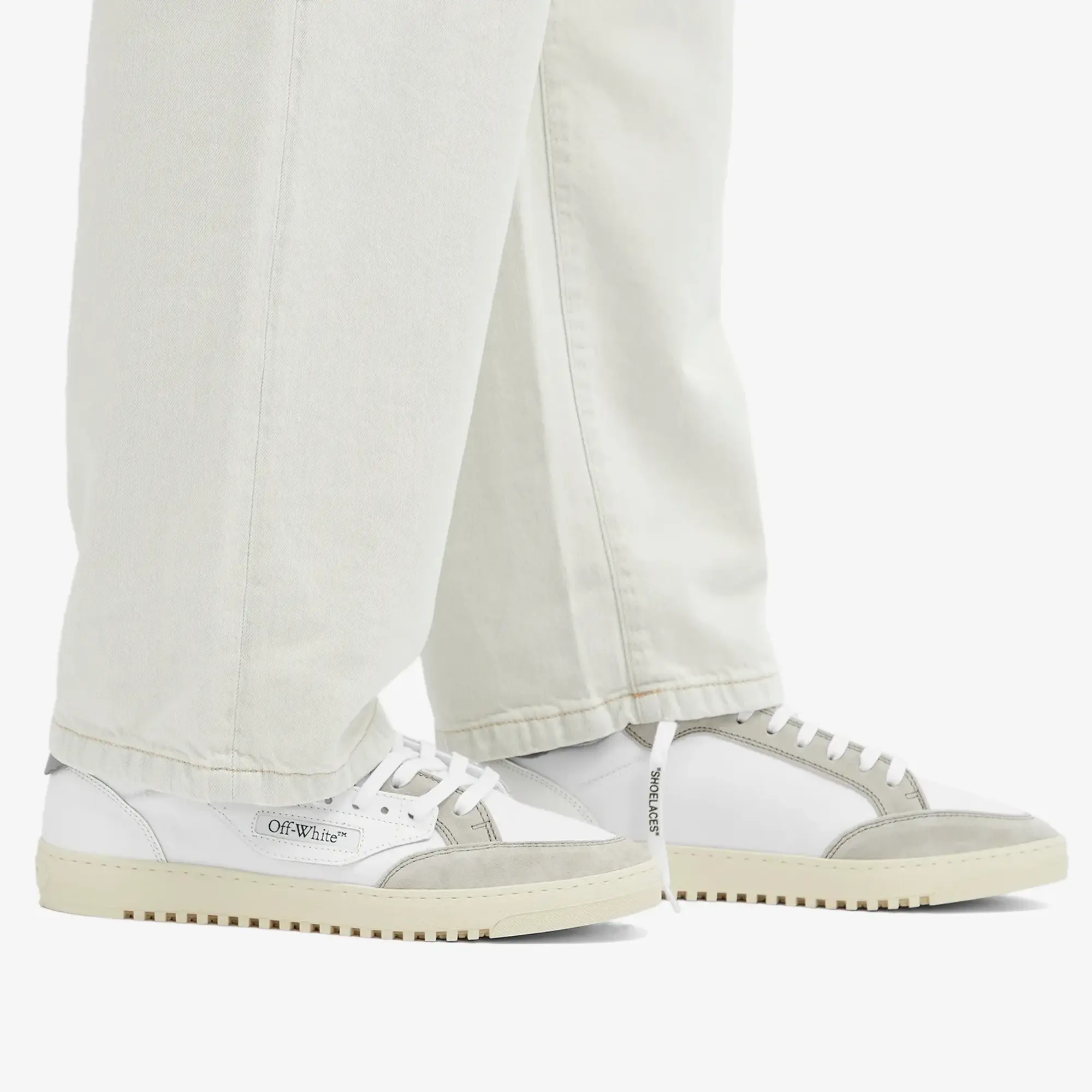 Off-White Men's 5.0 Suede Sneaker Grey