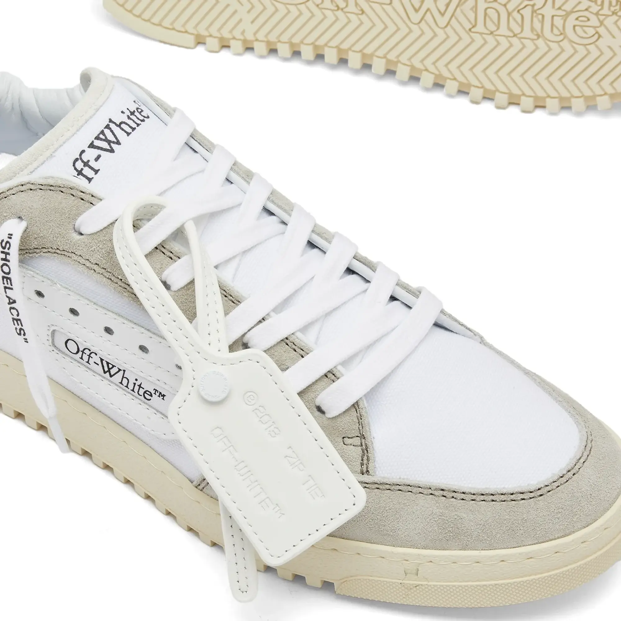 Off-White Men's 5.0 Suede Sneaker Grey