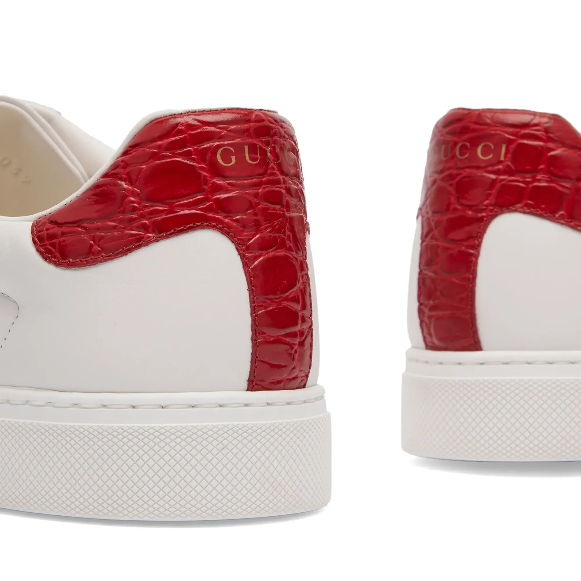 Gucci Men's Ace Sneaker White/Red/Green