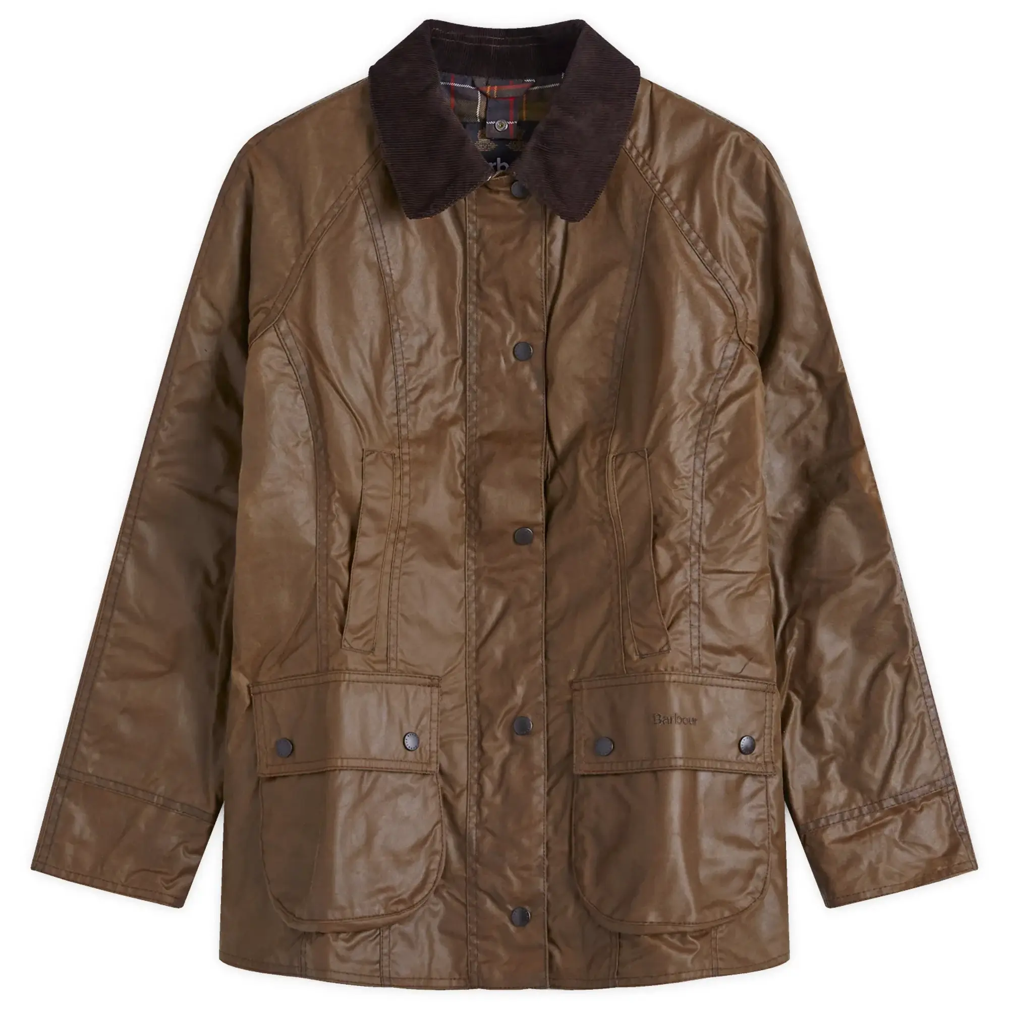 Barbour Women's Beadnell Wax Jacket Bark