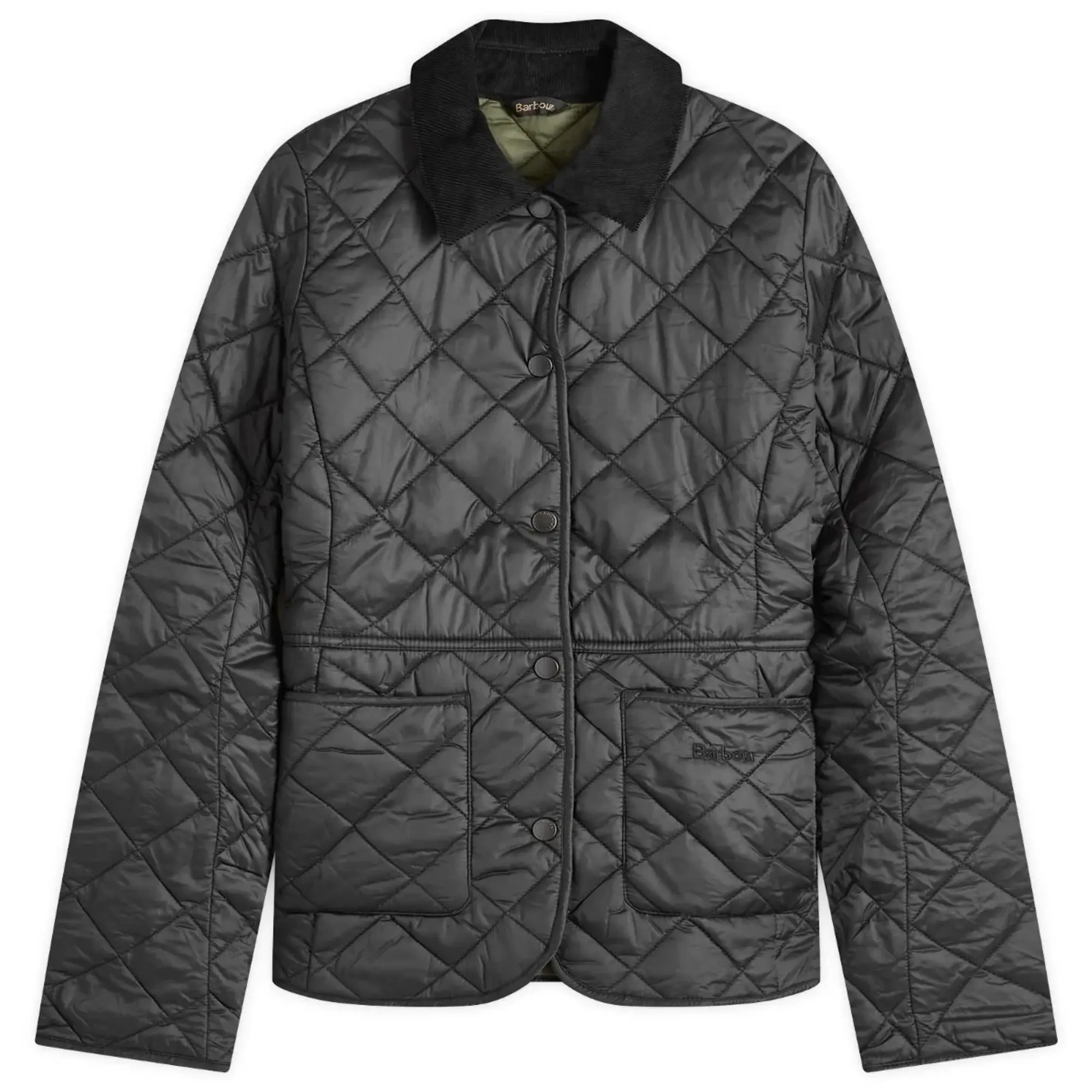 Barbour Women's Deveron Quilted Jacket Black/Olive