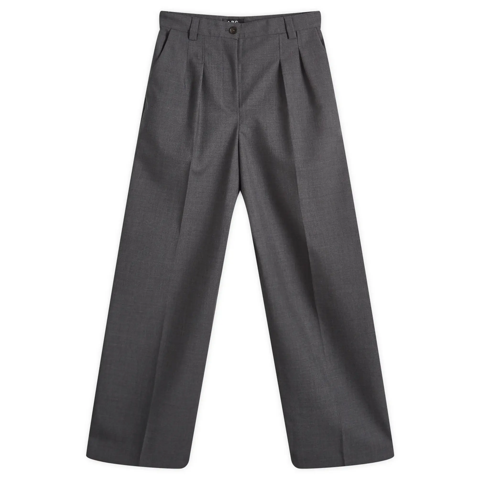 A.P.C. Women's Tressie Pleated Trousers Grey