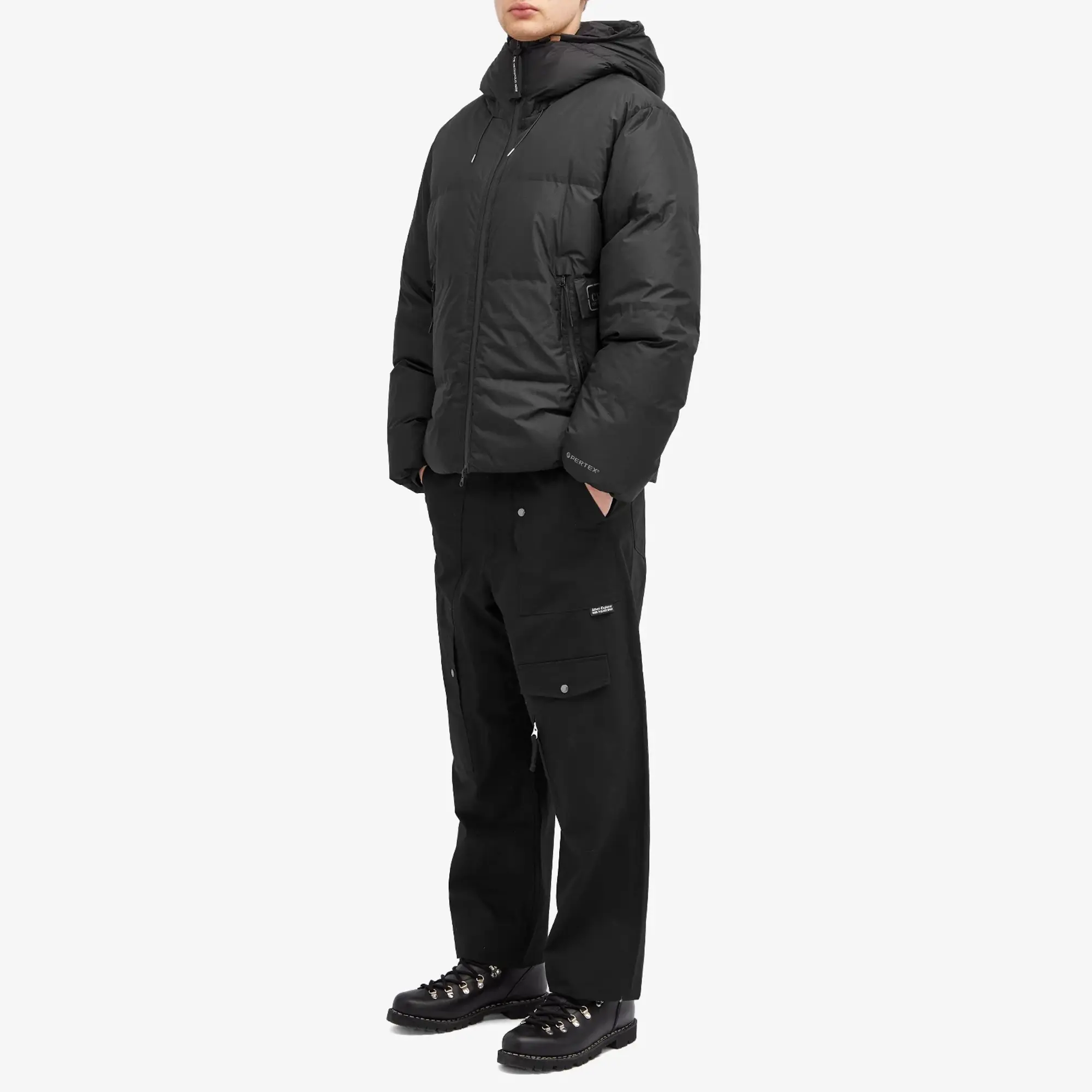 C.P. Company Men's Metropolis Pertex Hooded Down Jacket Black