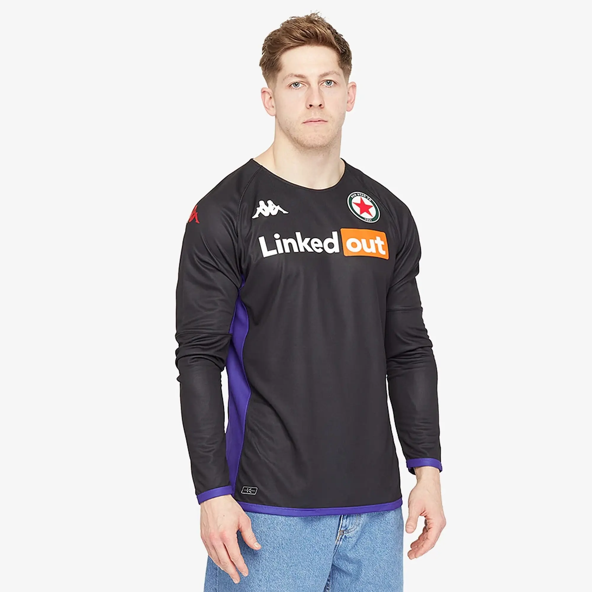 Kappa Red Star Mens LS Away Shirt 2022/23