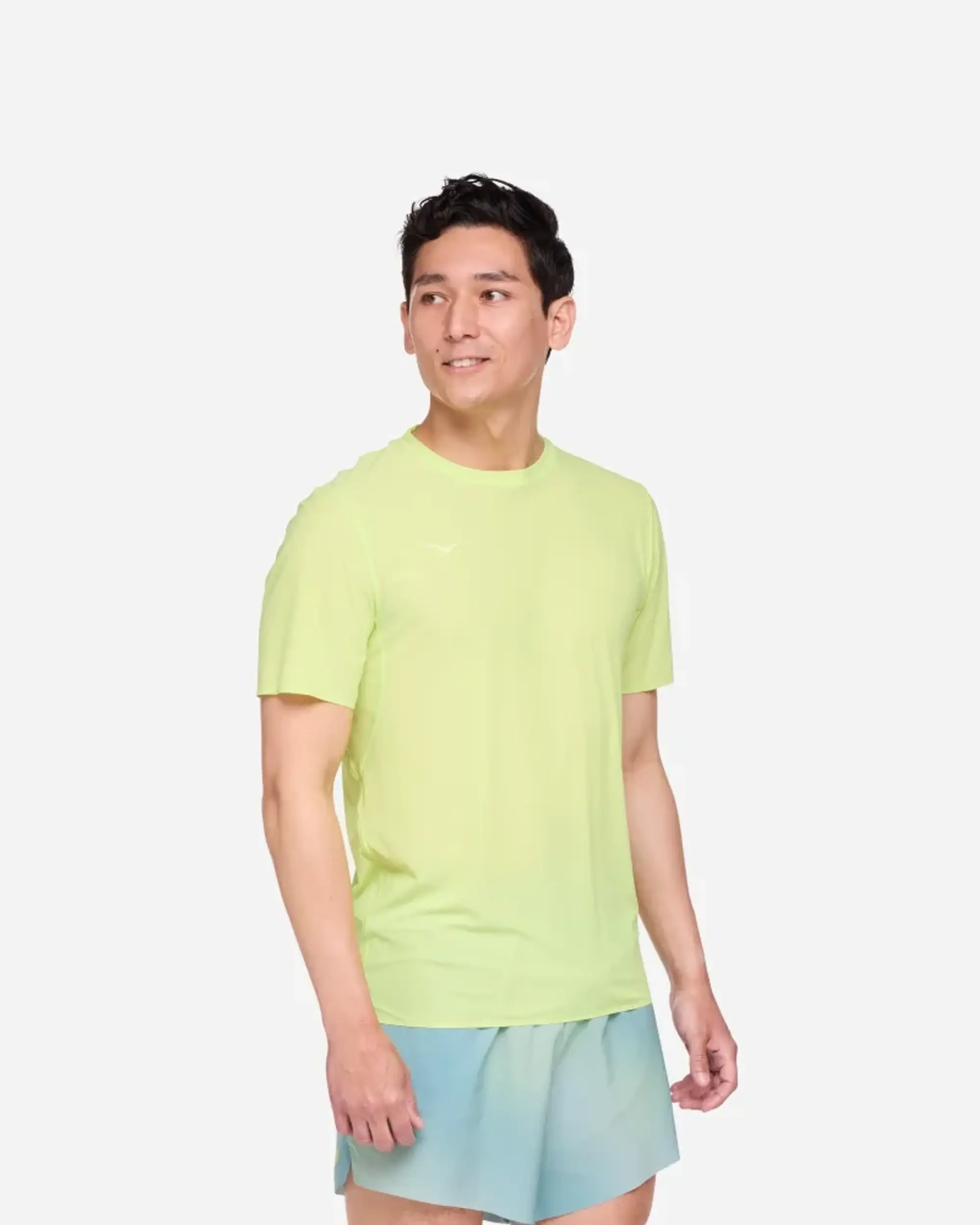 Hoka One One HOKA Airolite Run T-Shirt - Green - Mens