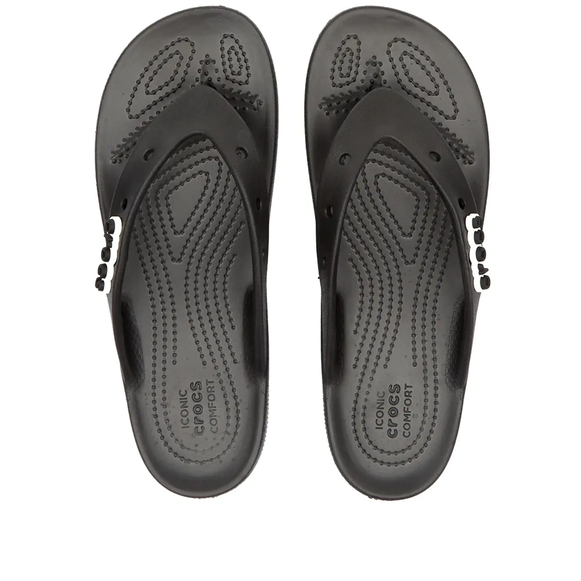 Crocs | Women | Classic Platform | Flips | Black | 9