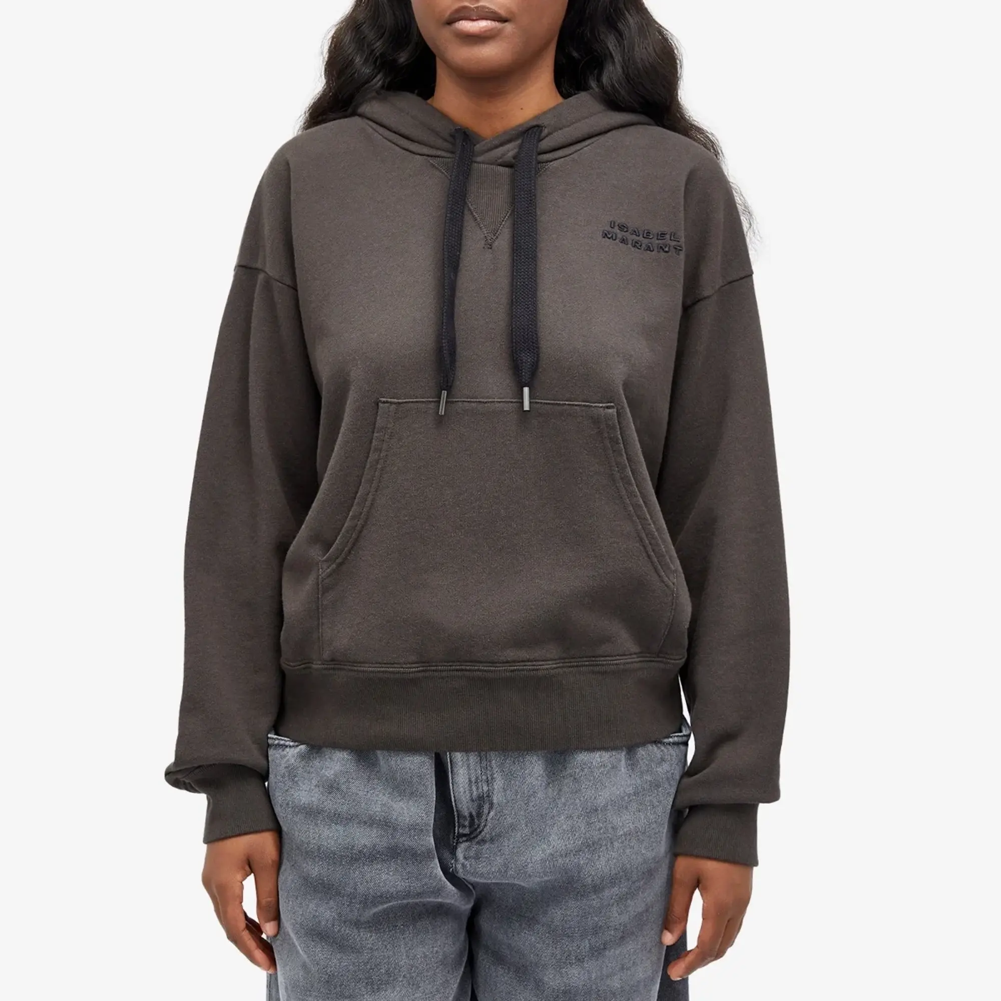 Isabel Marant Women's Sylla Logo Hoodie Faded Black