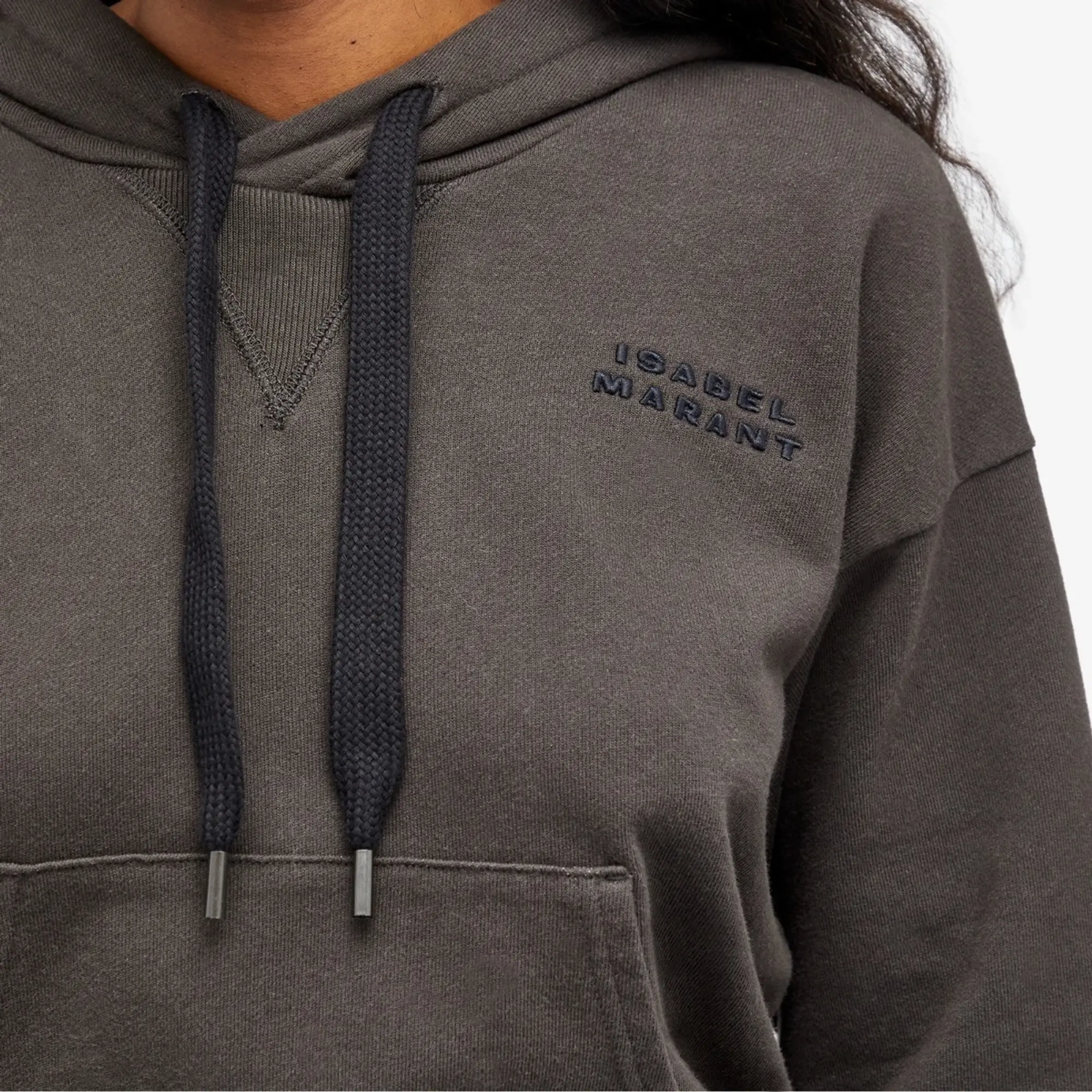 Isabel Marant Women's Sylla Logo Hoodie Faded Black