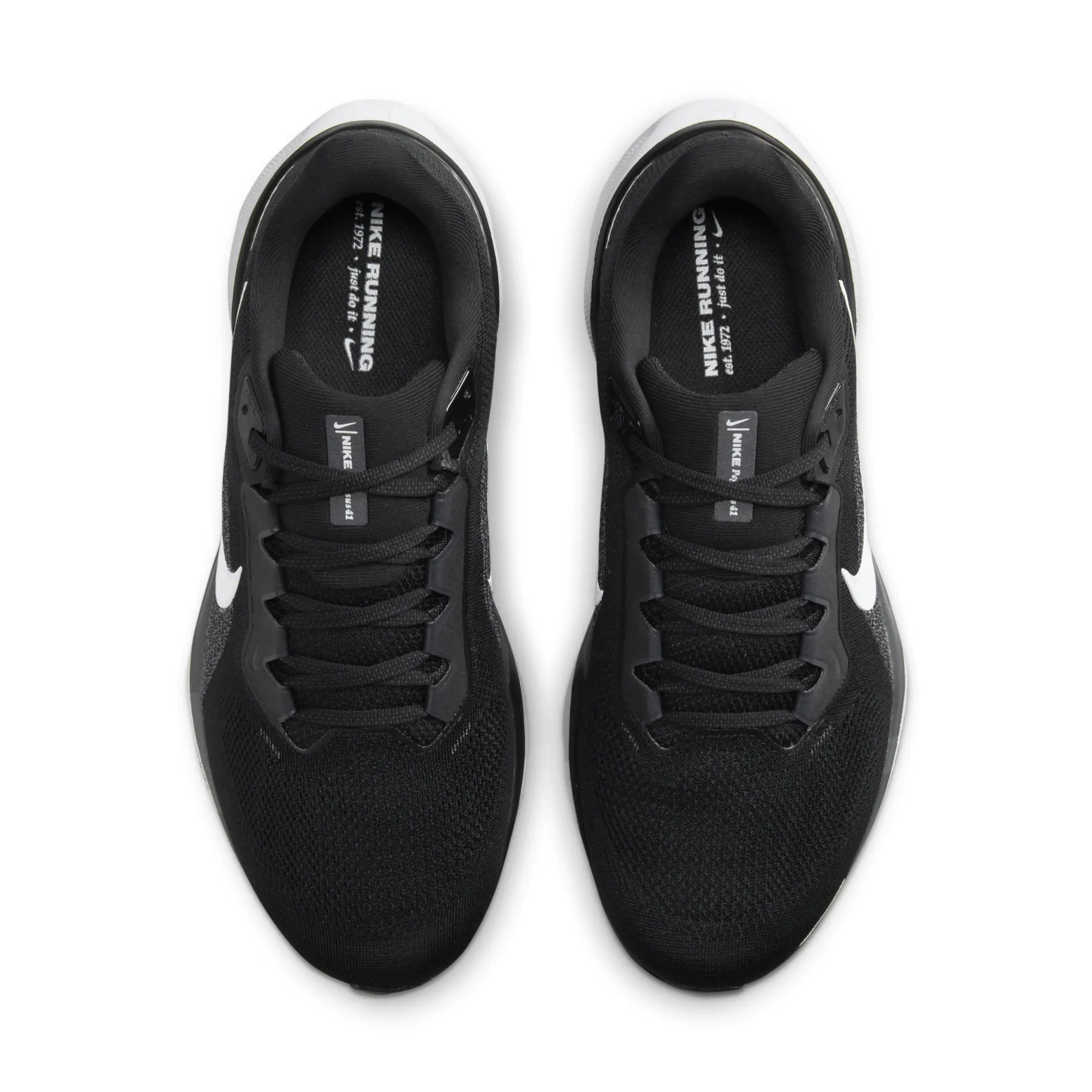 Nike Pegasus 41 Men's Road Running Shoes (Extra Wide) - Black - Recycled Content Minimum
