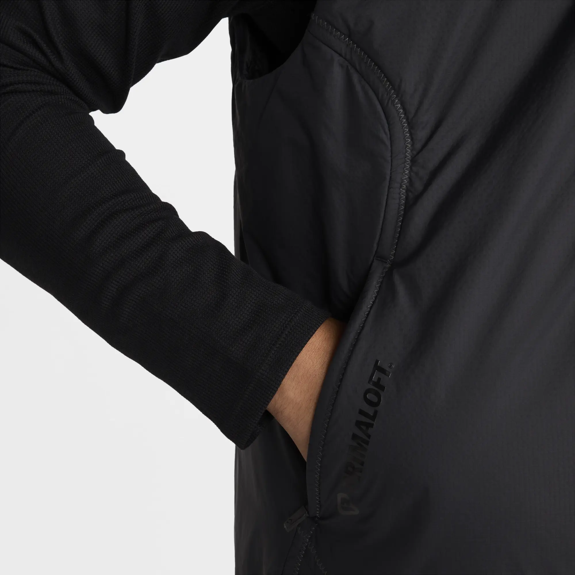 Nike Trail PrimaLoft® Men's Therma-FIT Running Gilet - Black - Recycled Fibres