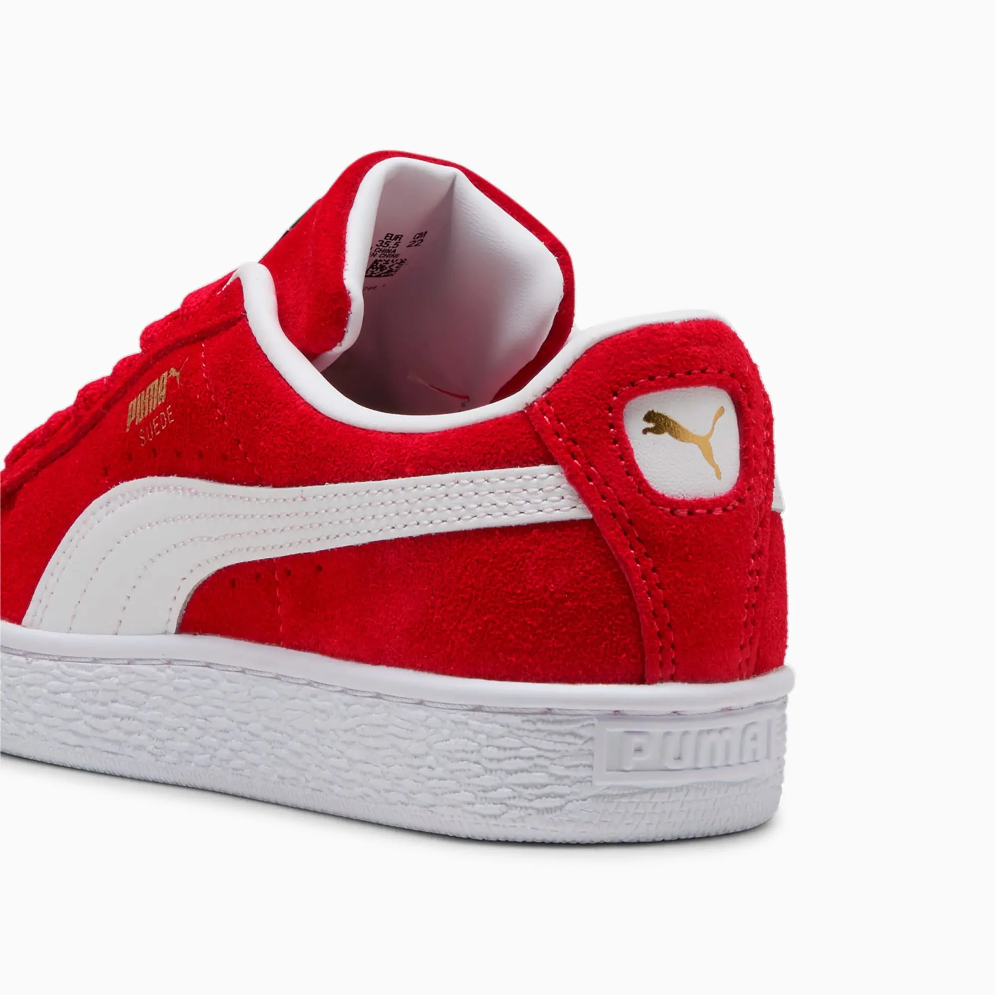 PUMA Suede Classic Sneakers Youth, For All Time Red/White