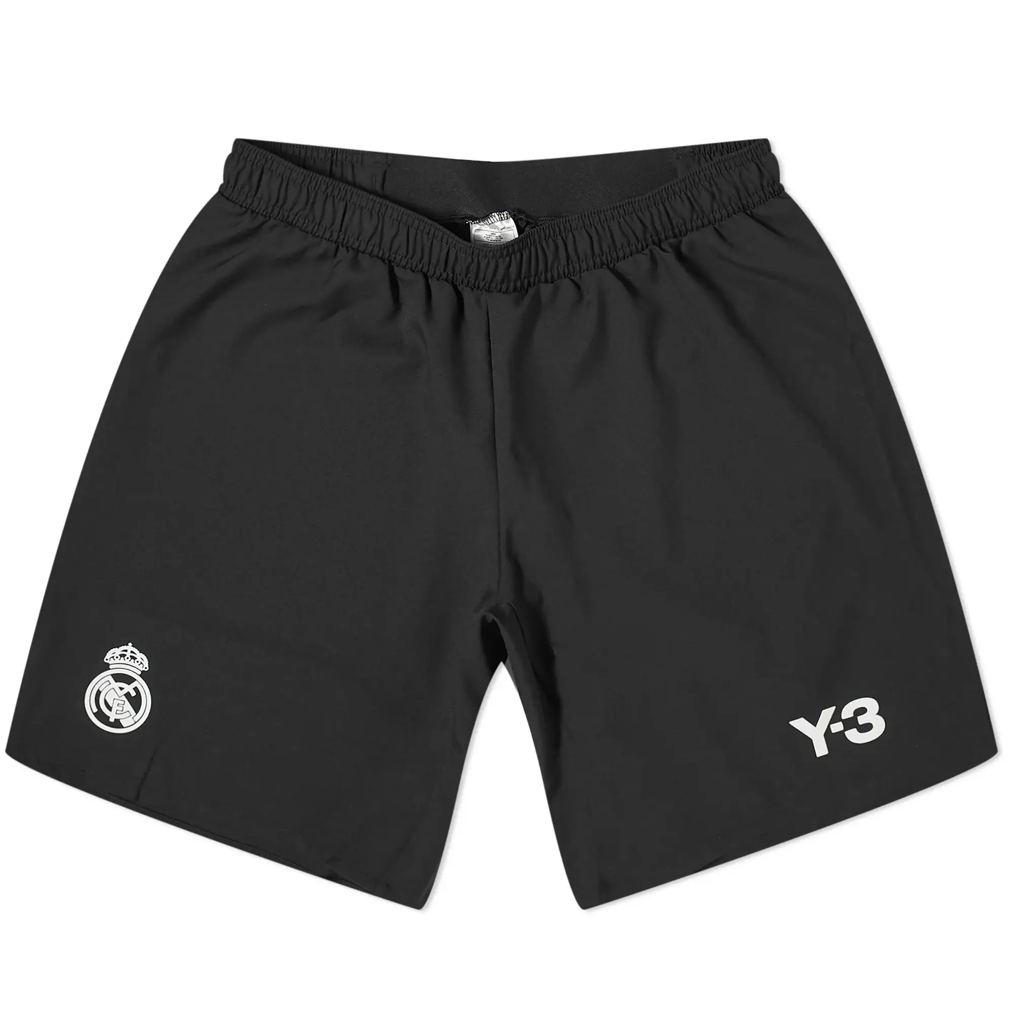 Y-3 adidas - Real Madrid Fourth Kit Authentic Black Goalkeeper Shorts Official 2023 / 24