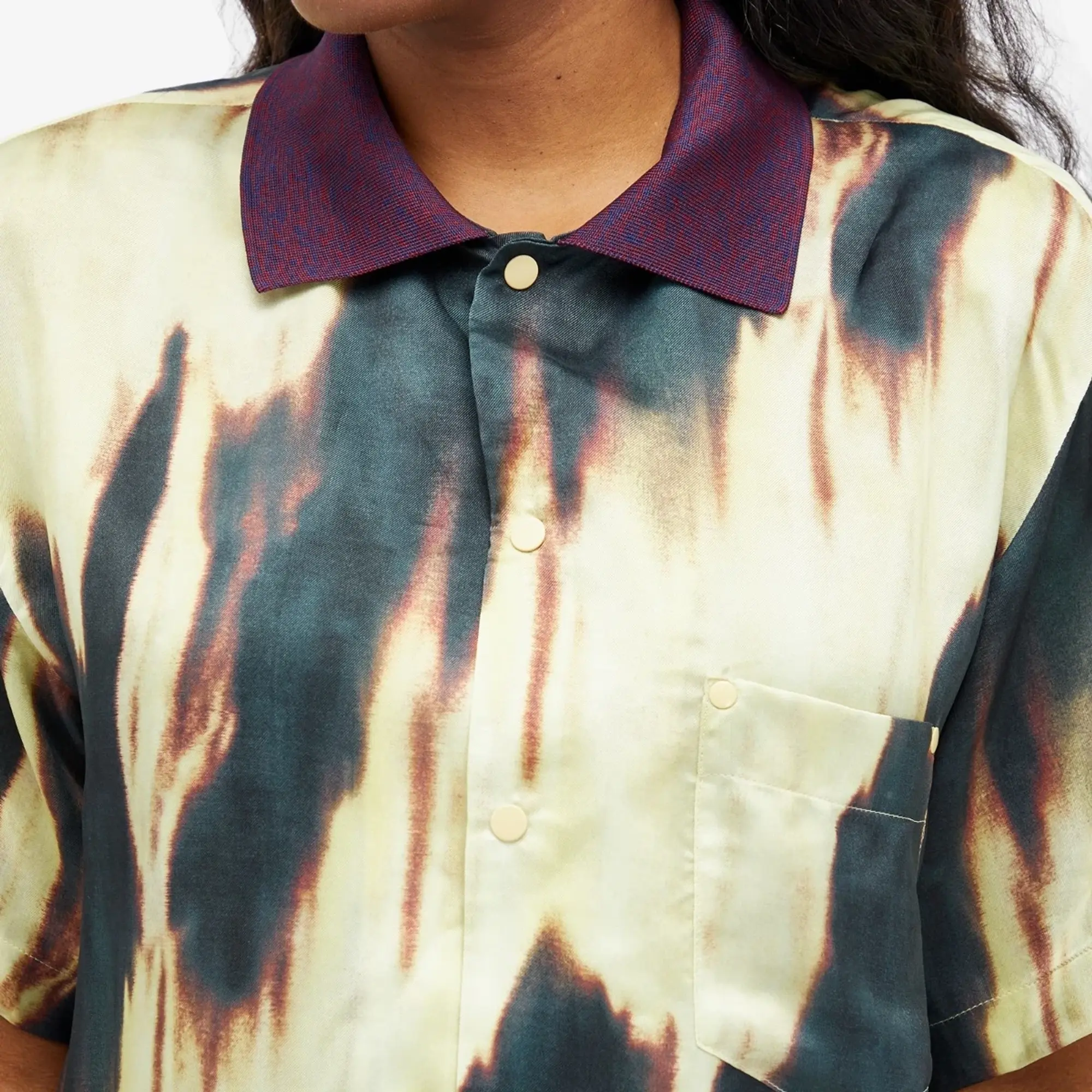 TOGA Women's Archives Inner print shirt Yellow