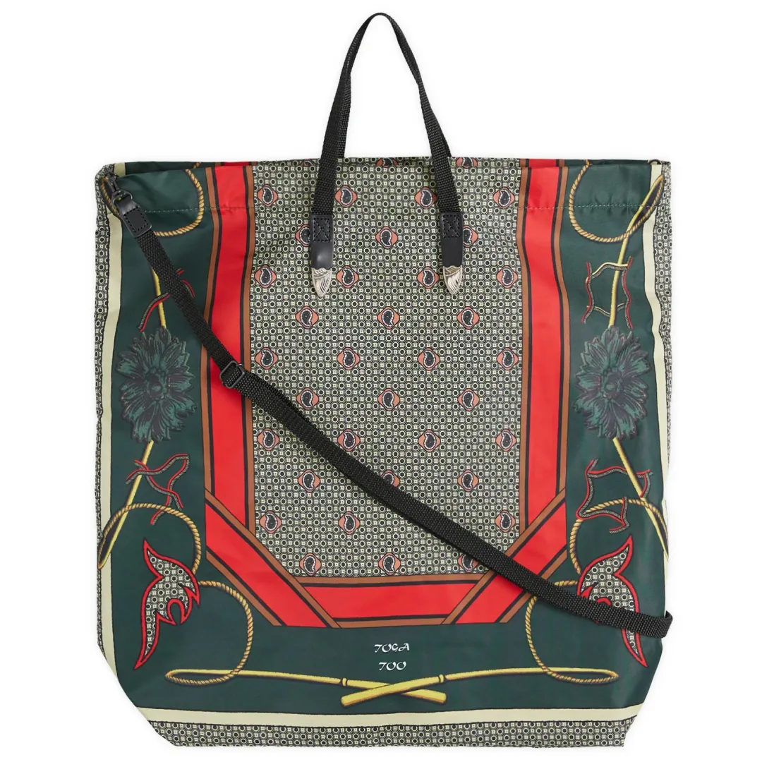 TOGA Women's Archives Print tote bag Green | TZ242-AG970-10