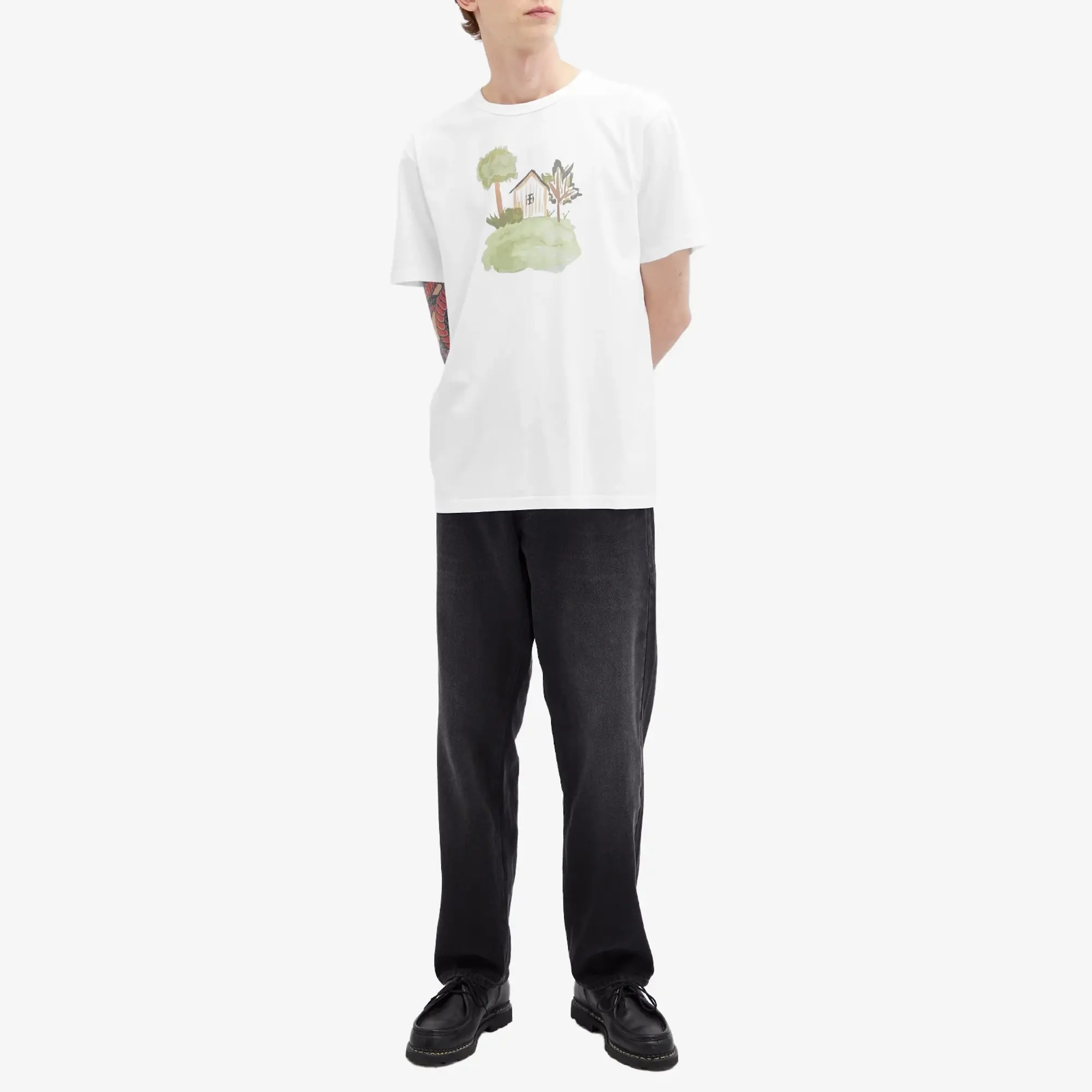Foret Men's Island T-Shirt White