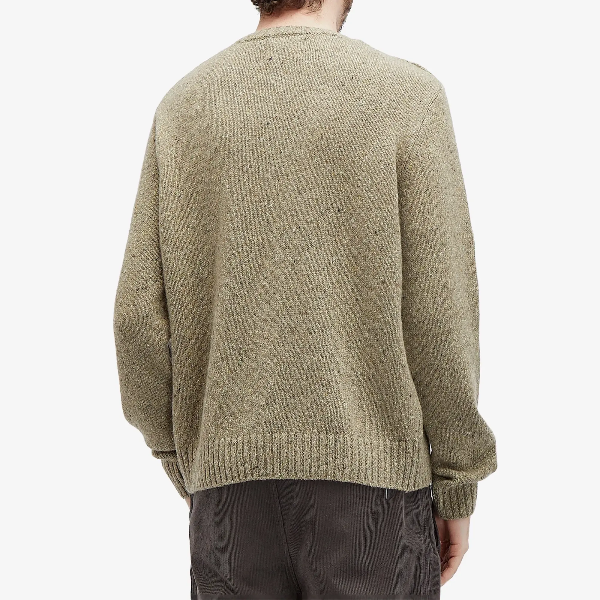 Folk Men's Chain Crew Knit Light Sage