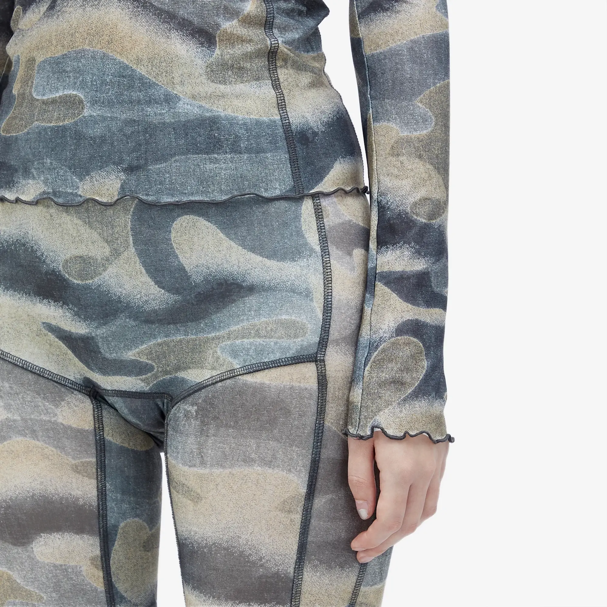 KNWLS Women's Halcyon Leggings in Camo Print Dark Camo