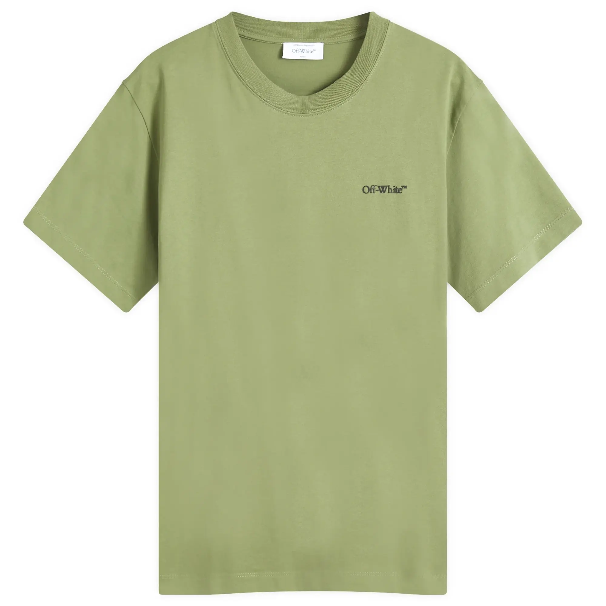 Off-White Men's Windy Arrow Slim T-Shirt Green