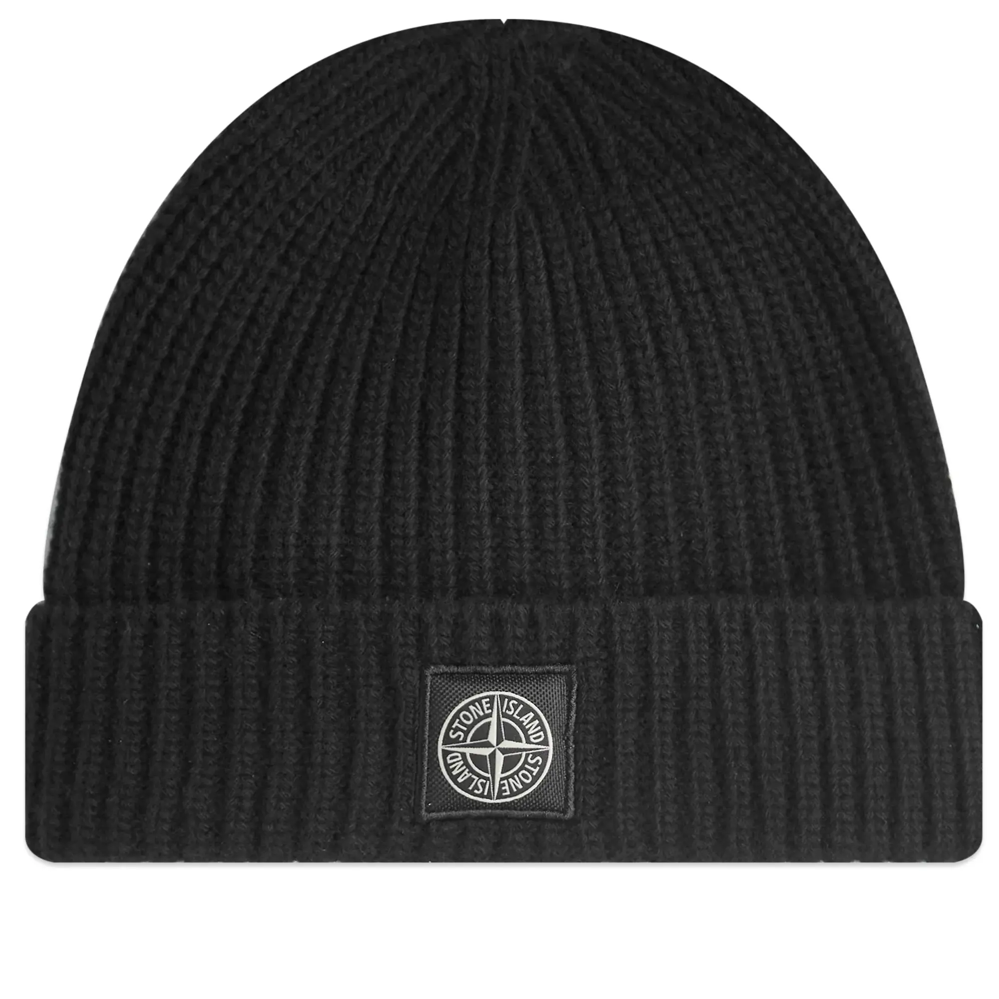 Stone Island Rws Geelong Wool Beanie Men Beanies Black