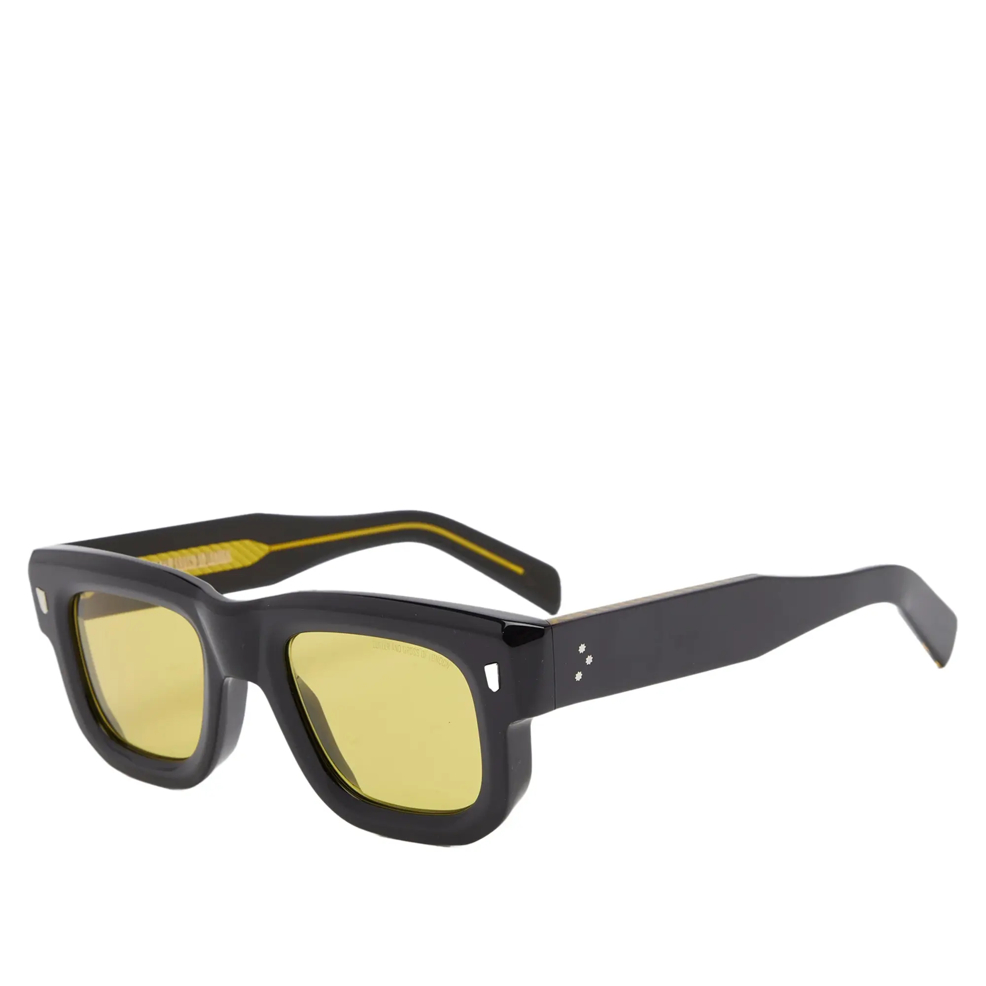 Cutler and Gross 1402 Sunglasses Black/Yellow