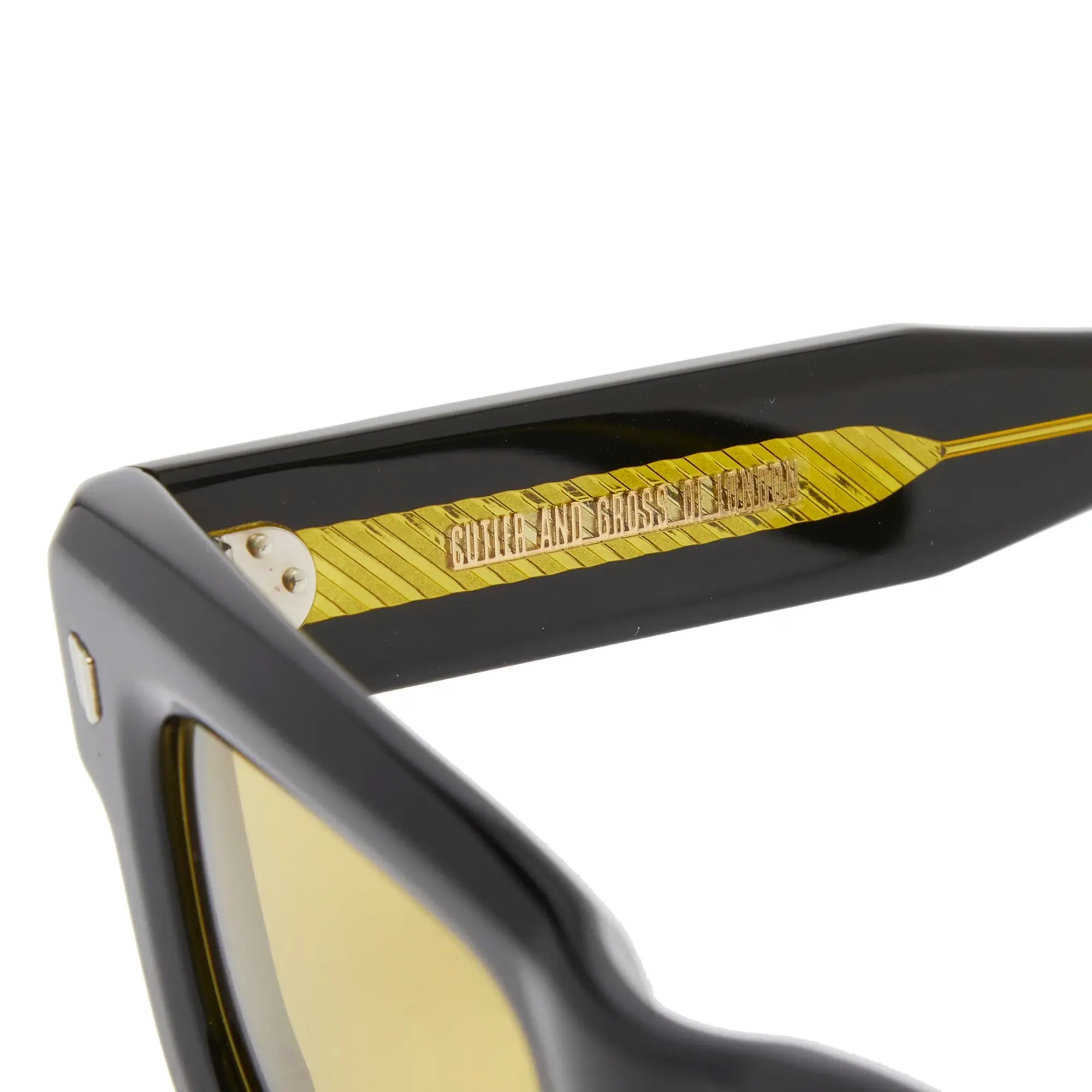 Cutler and Gross 1402 Sunglasses Black/Yellow