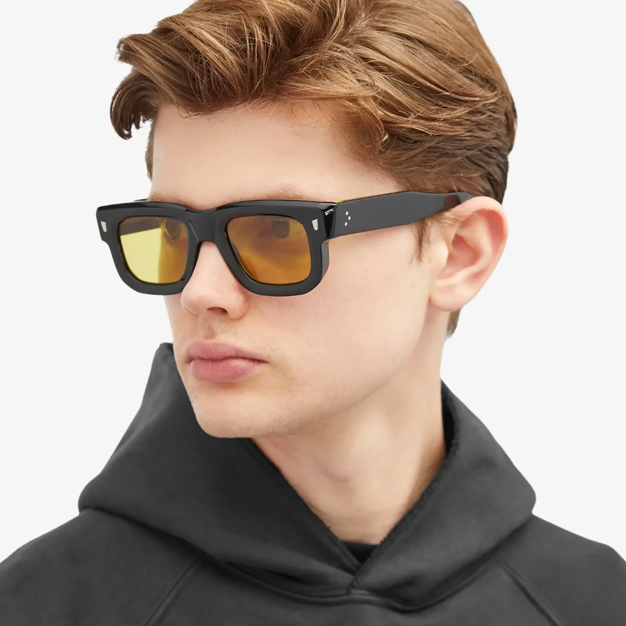 Cutler and Gross 1402 Sunglasses Black/Yellow