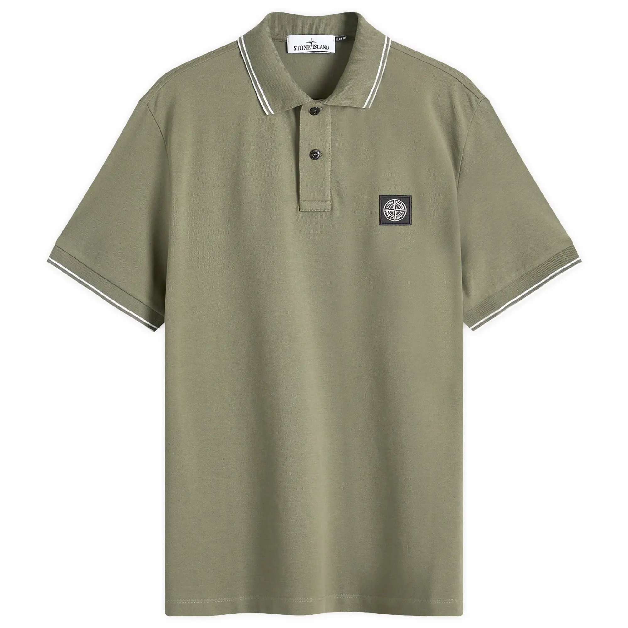 Stone Island Men's Patch Polo Musk