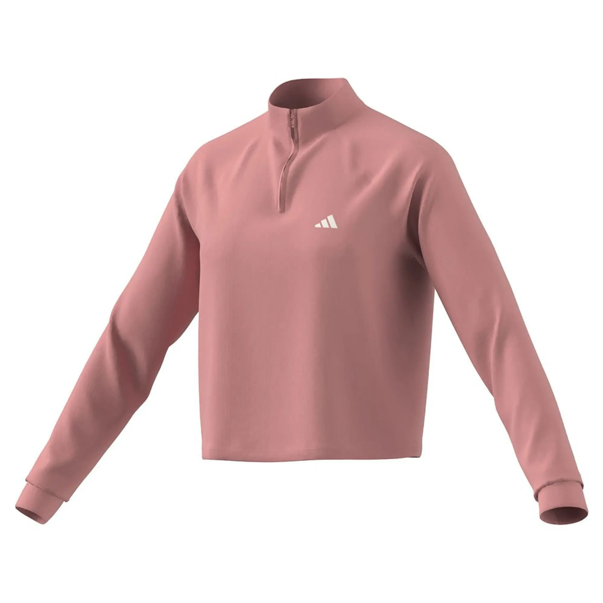 Adidas Train Essentials Minimal Branding Half Zip Sweatshirt  S Woman -