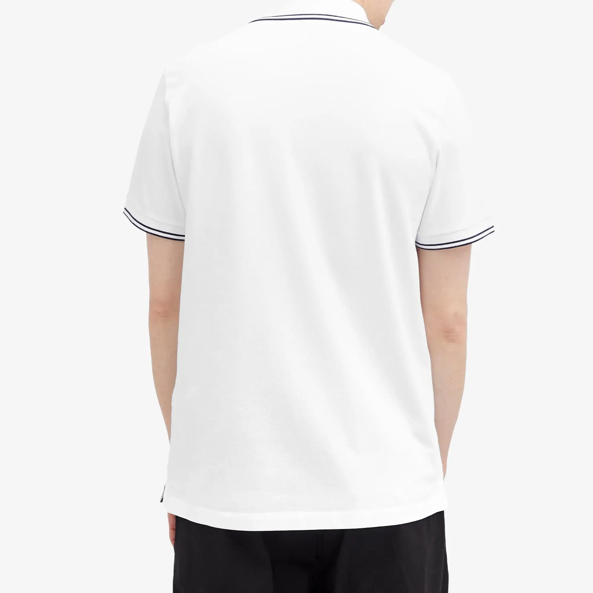 Stone Island Men's Patch Polo White