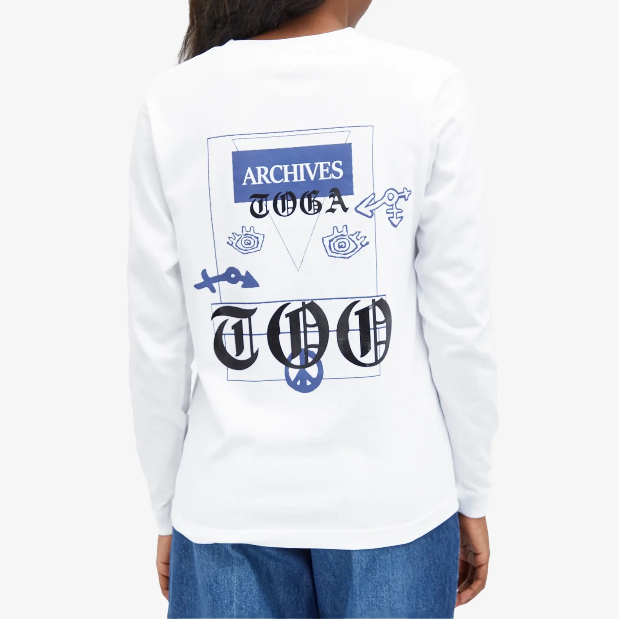 TOGA Women's Archives Print tee White