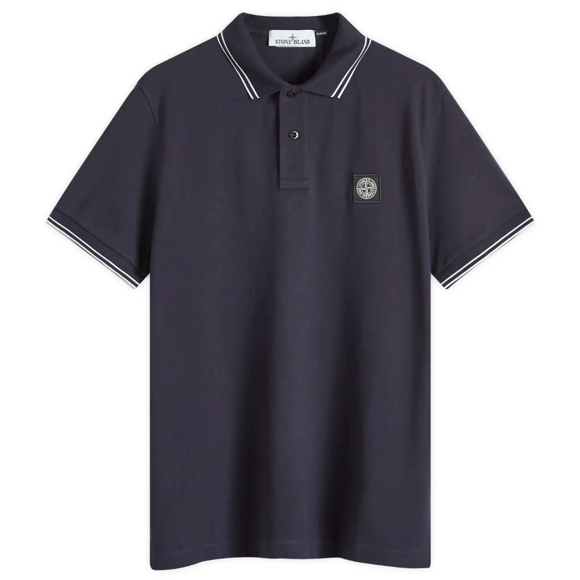 Stone Island Men's Patch Polo Navy Blue