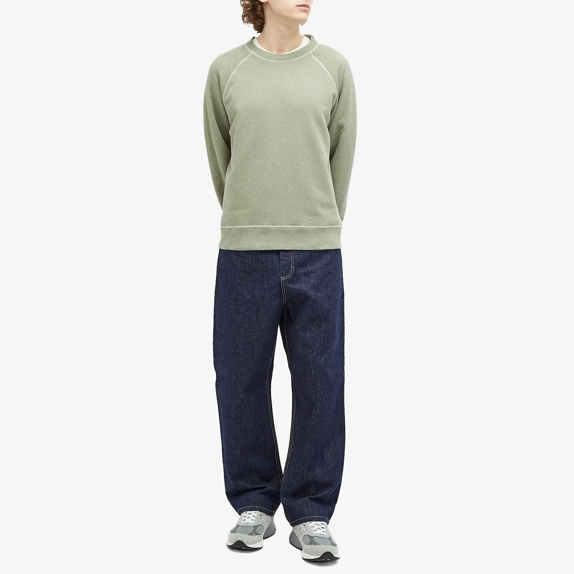 Asics Folk Men's Engineered Raglan Sweatshirt Sage Nepen