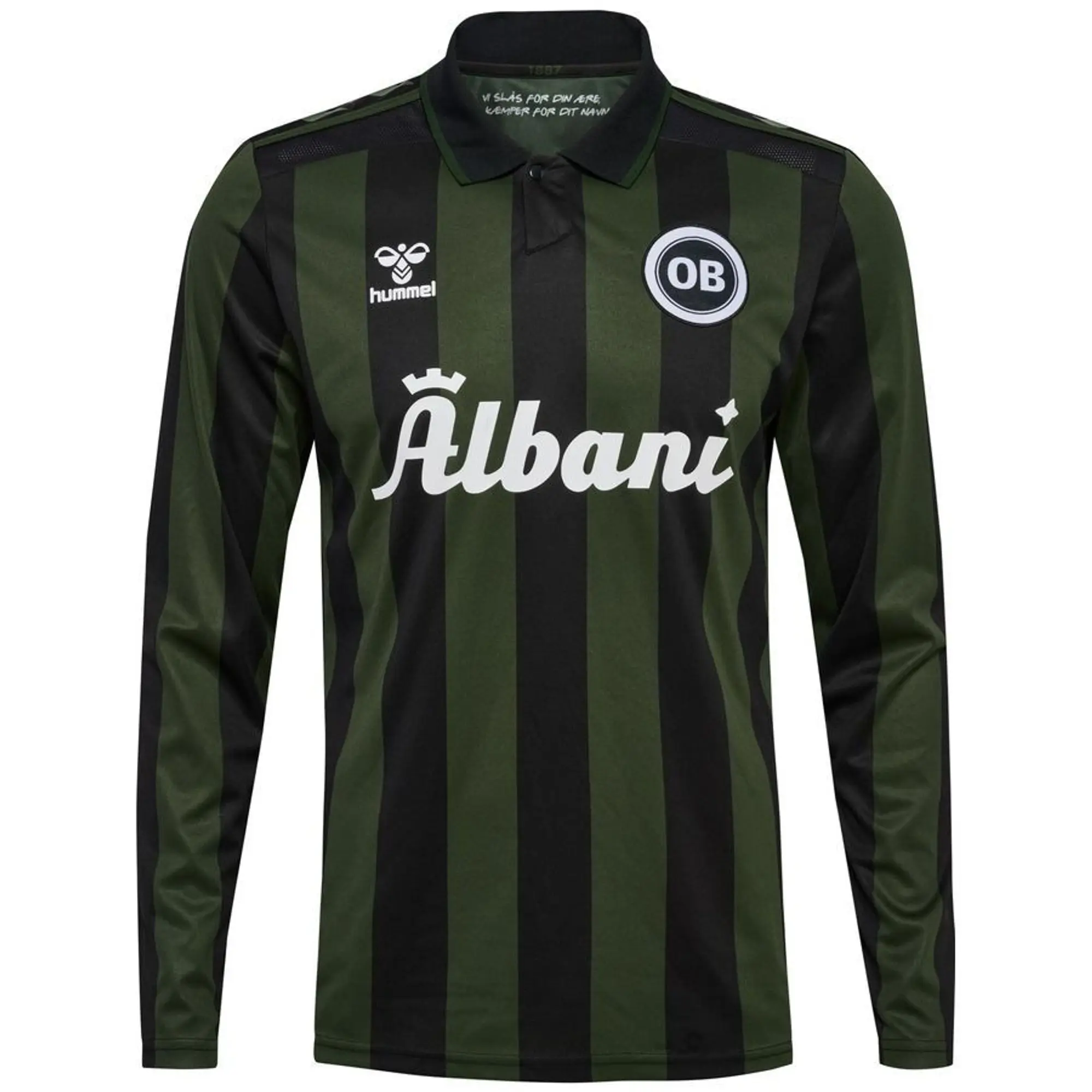 Hummel Odense Boldklub Away Shirt 2024/25 Long Sleeves - ['Black']