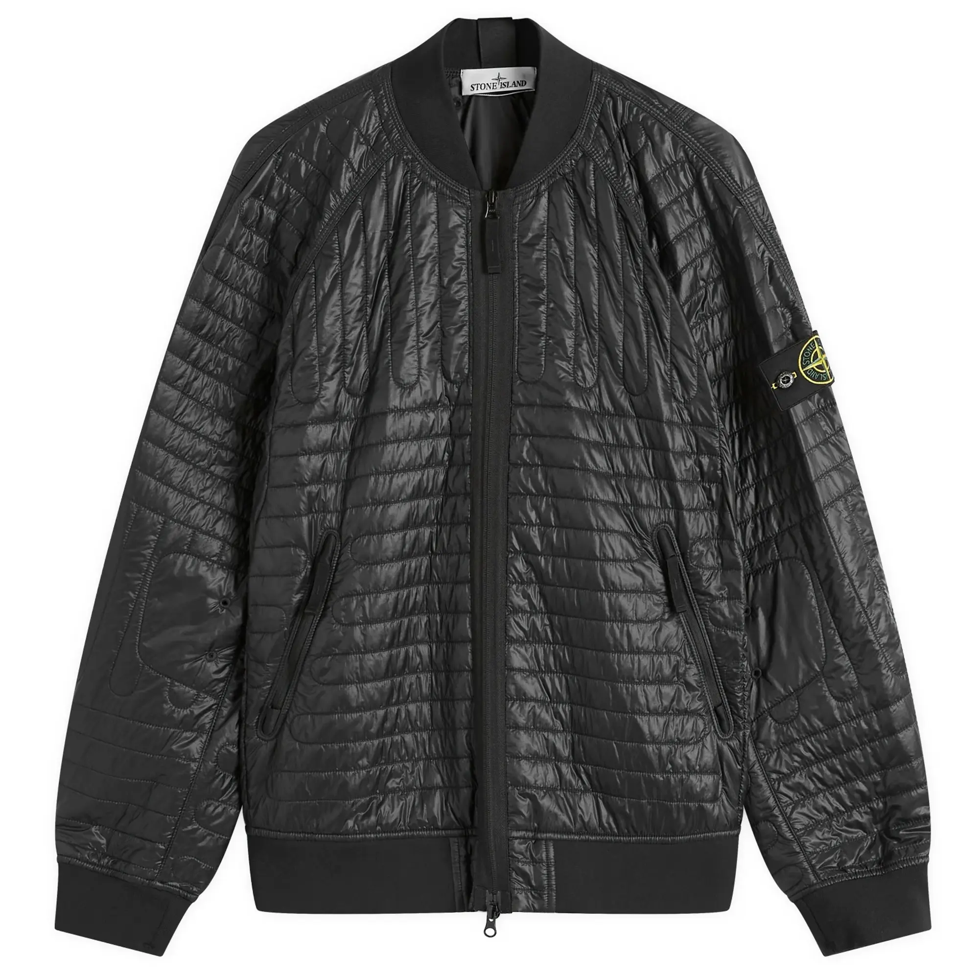 Stone Island Men's Pertex Quantum Primaloft Bomber Jacket Black