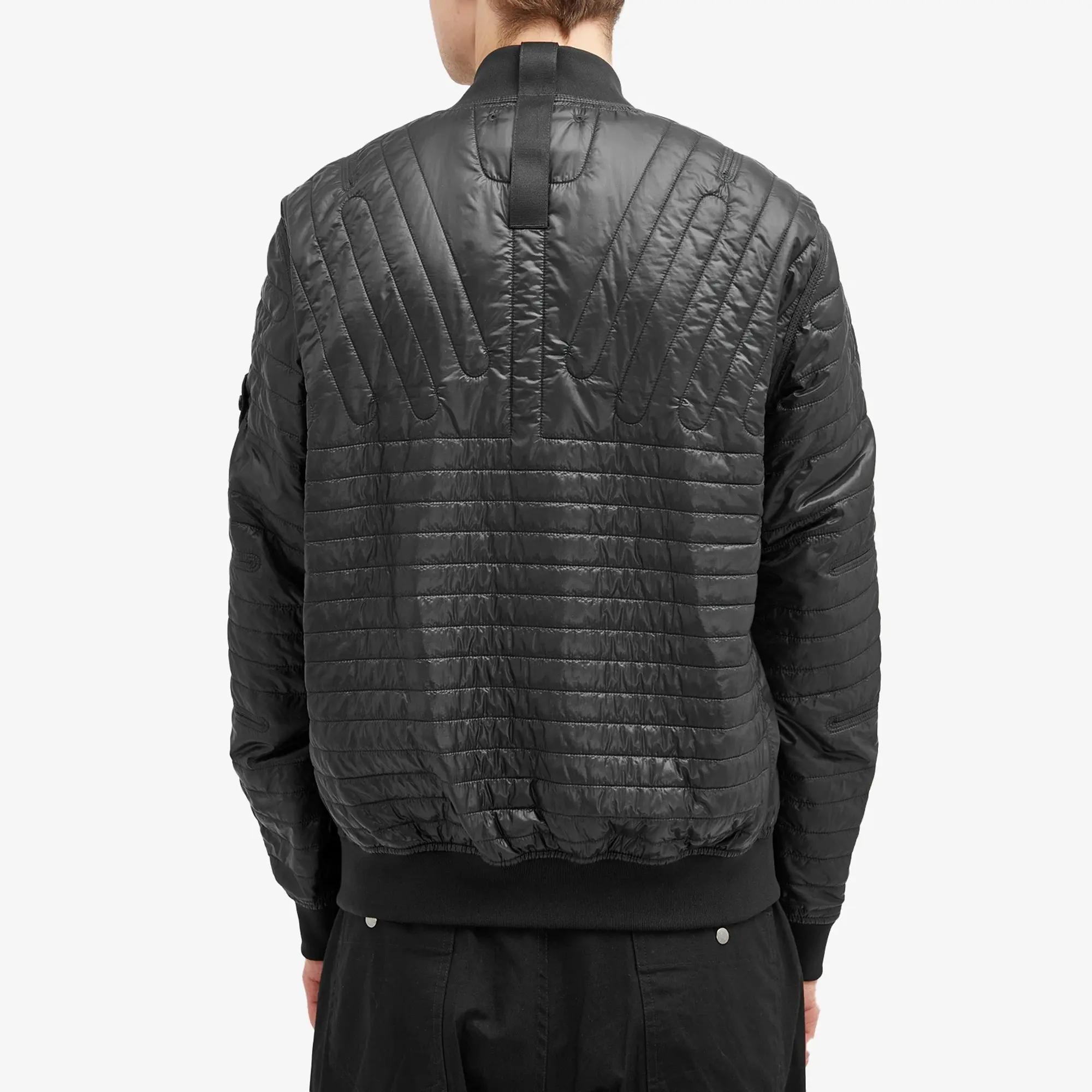 Stone Island Men's Pertex Quantum Primaloft Bomber Jacket Black