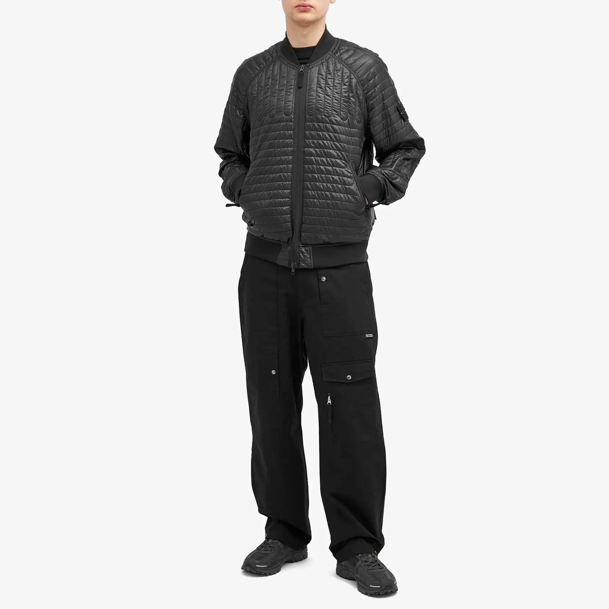 Stone Island Men's Pertex Quantum Primaloft Bomber Jacket Black