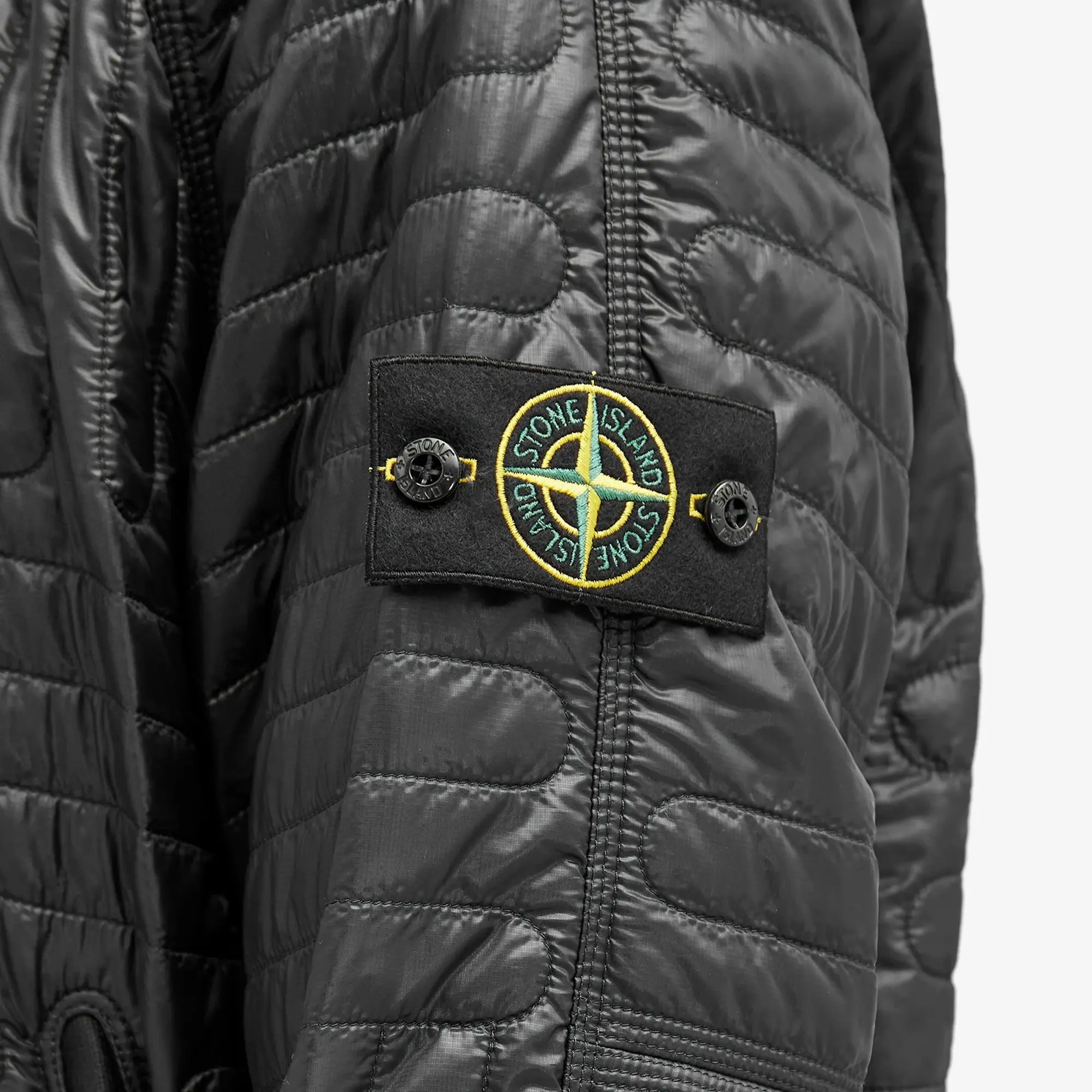 Stone Island Men's Pertex Quantum Primaloft Bomber Jacket Black