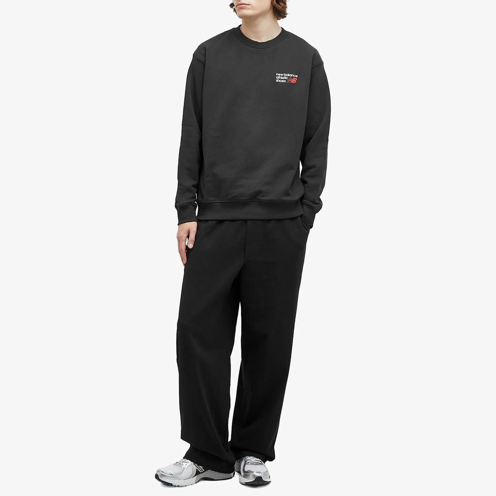 New Balance Athletics Premium Logo Crew Sweat Vintage Indigo