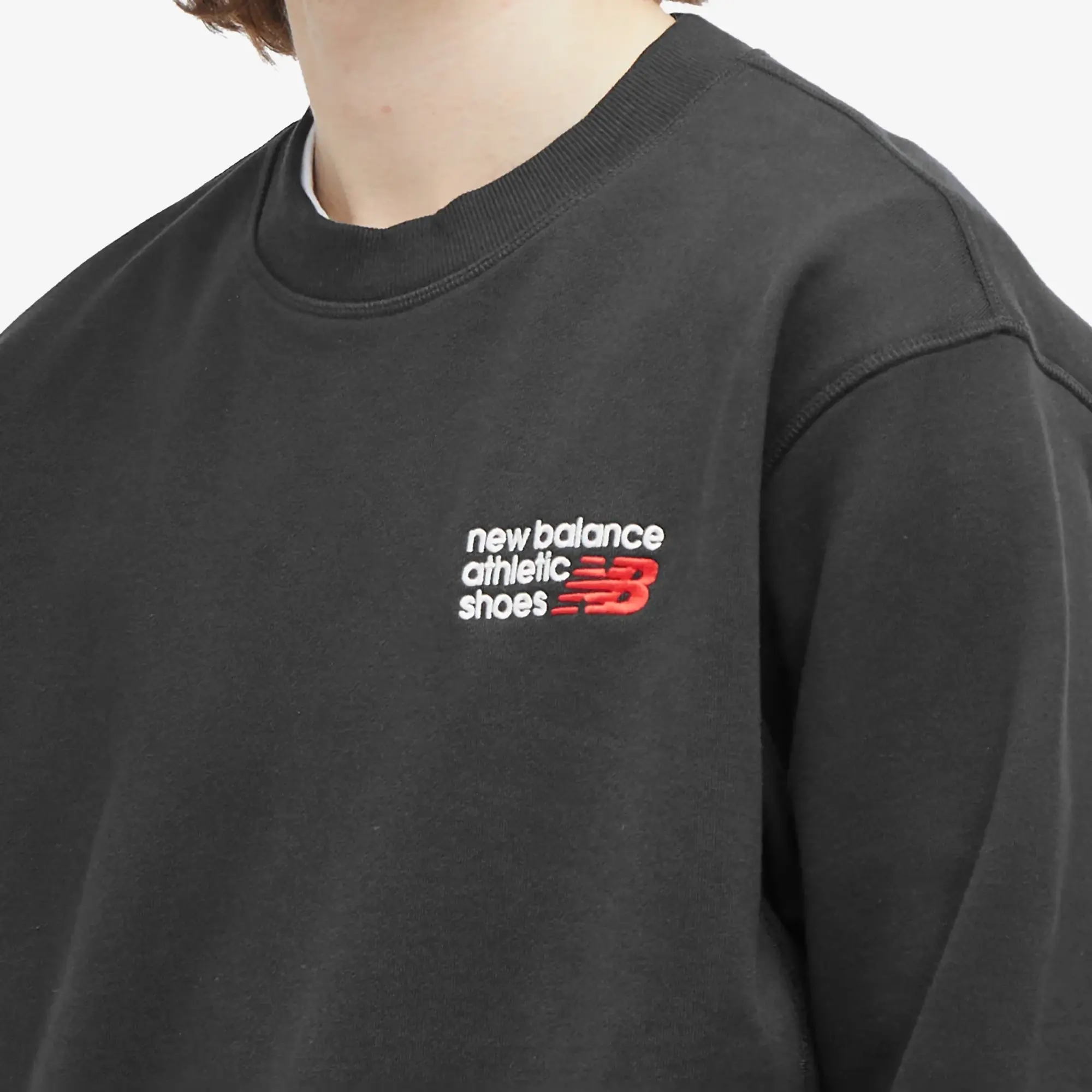 New Balance Athletics Premium Logo Crew Sweat Vintage Indigo