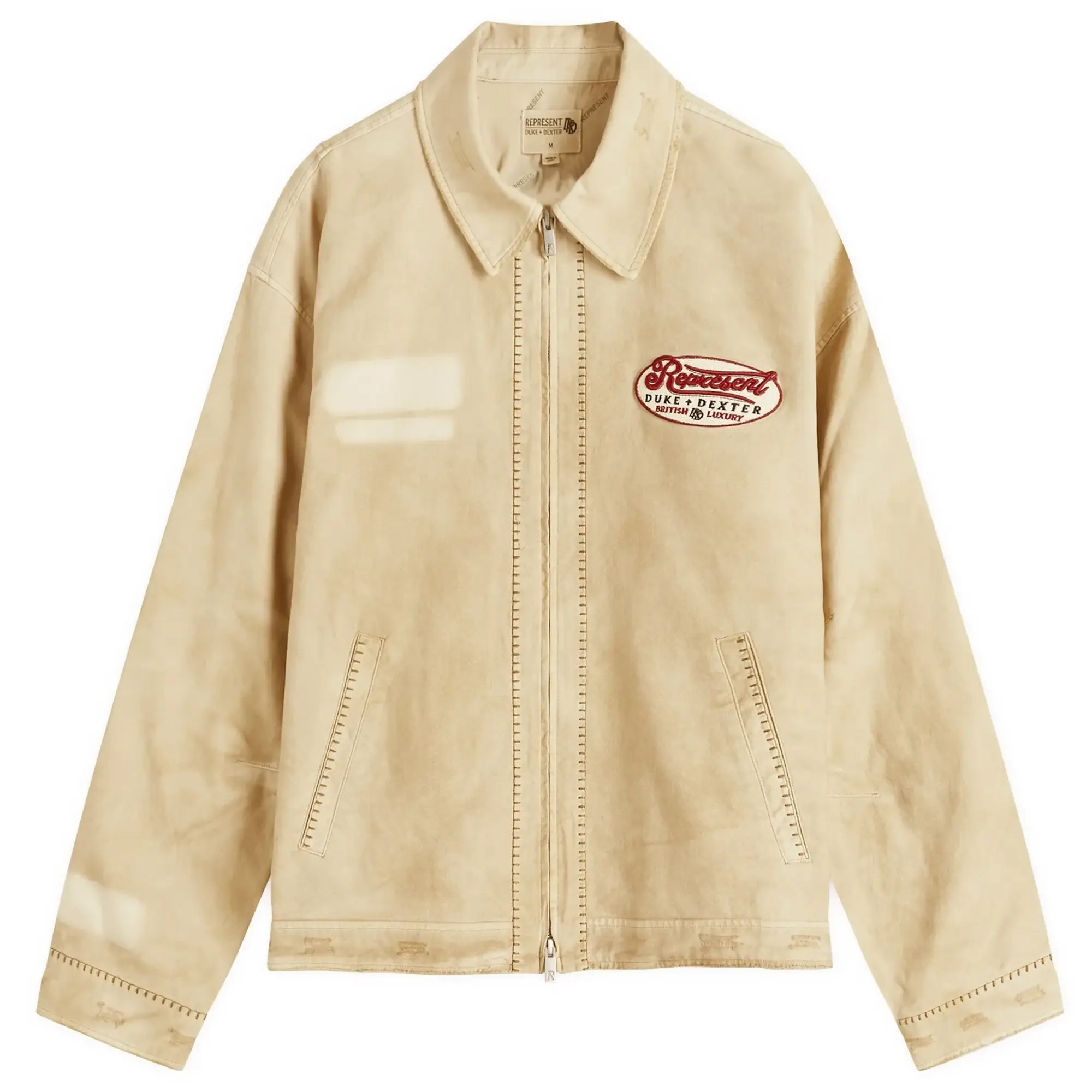 Represent Men's D+D Multi Patch Carpenter Jacket Sand